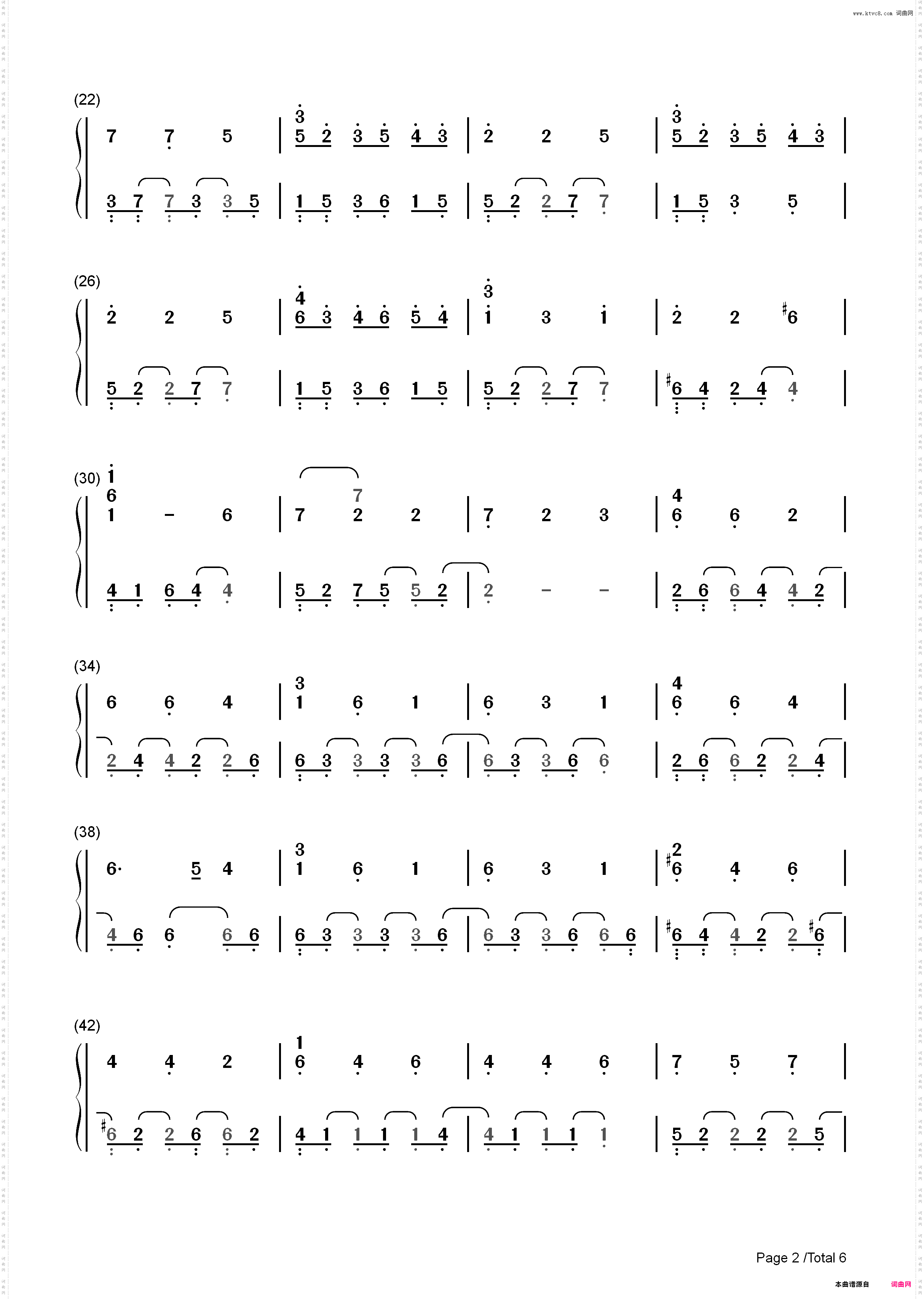 Waltz In C Minor-李闰珉_简谱版