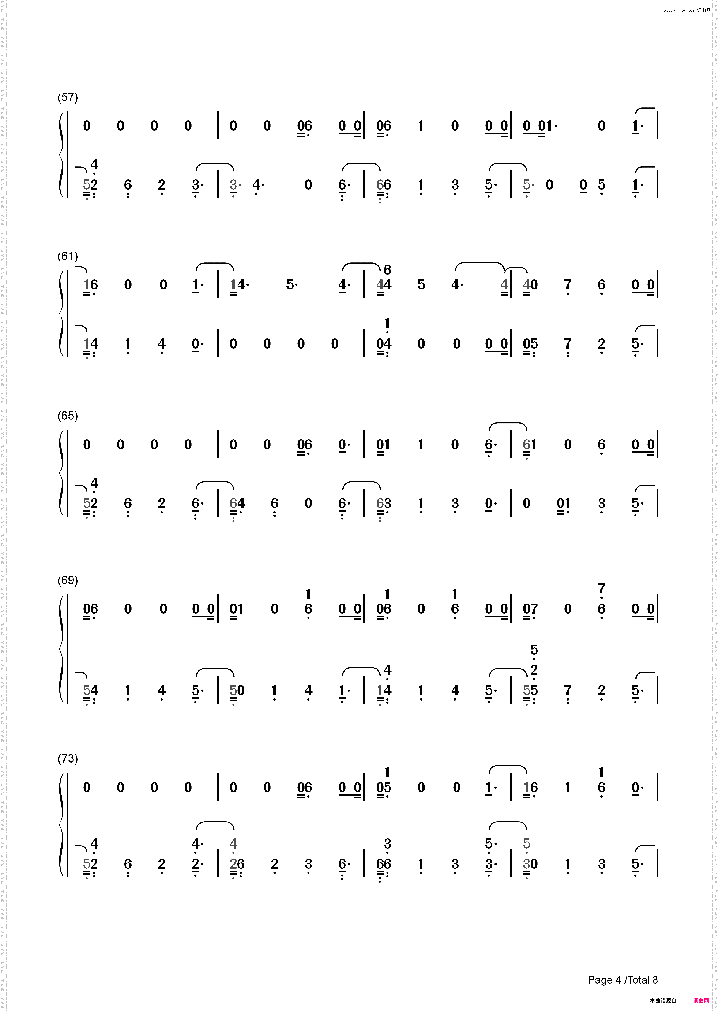 Dancing With Our Hands Tied-Taylor Swift_简谱版