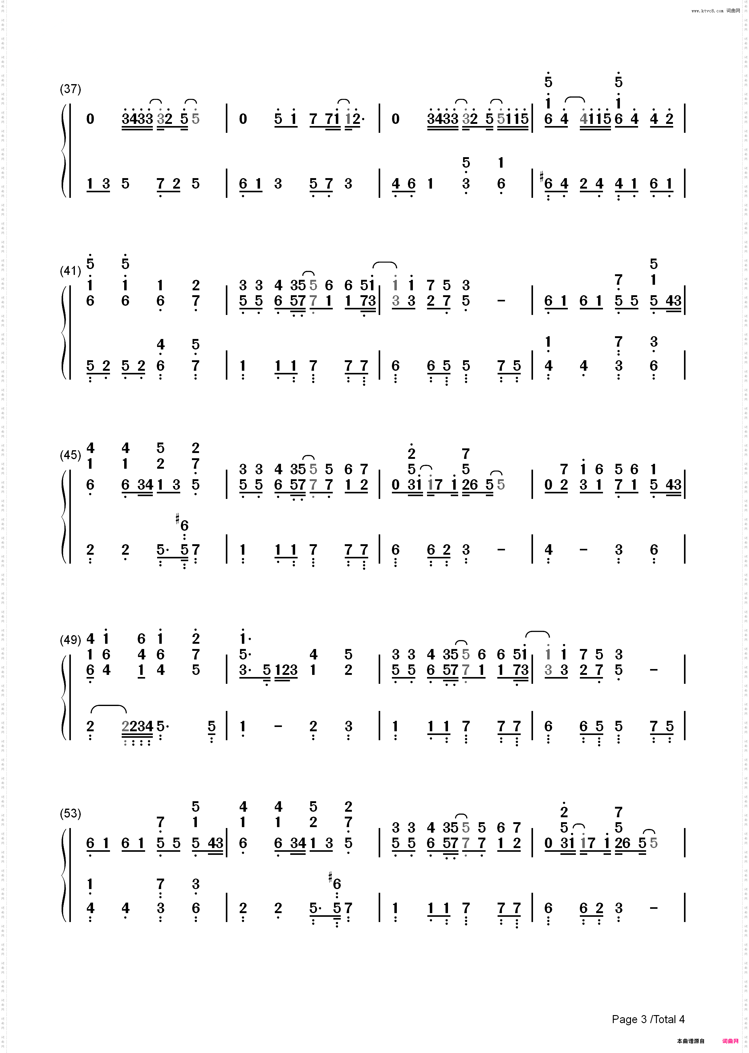 记得-张惠妹_简谱版