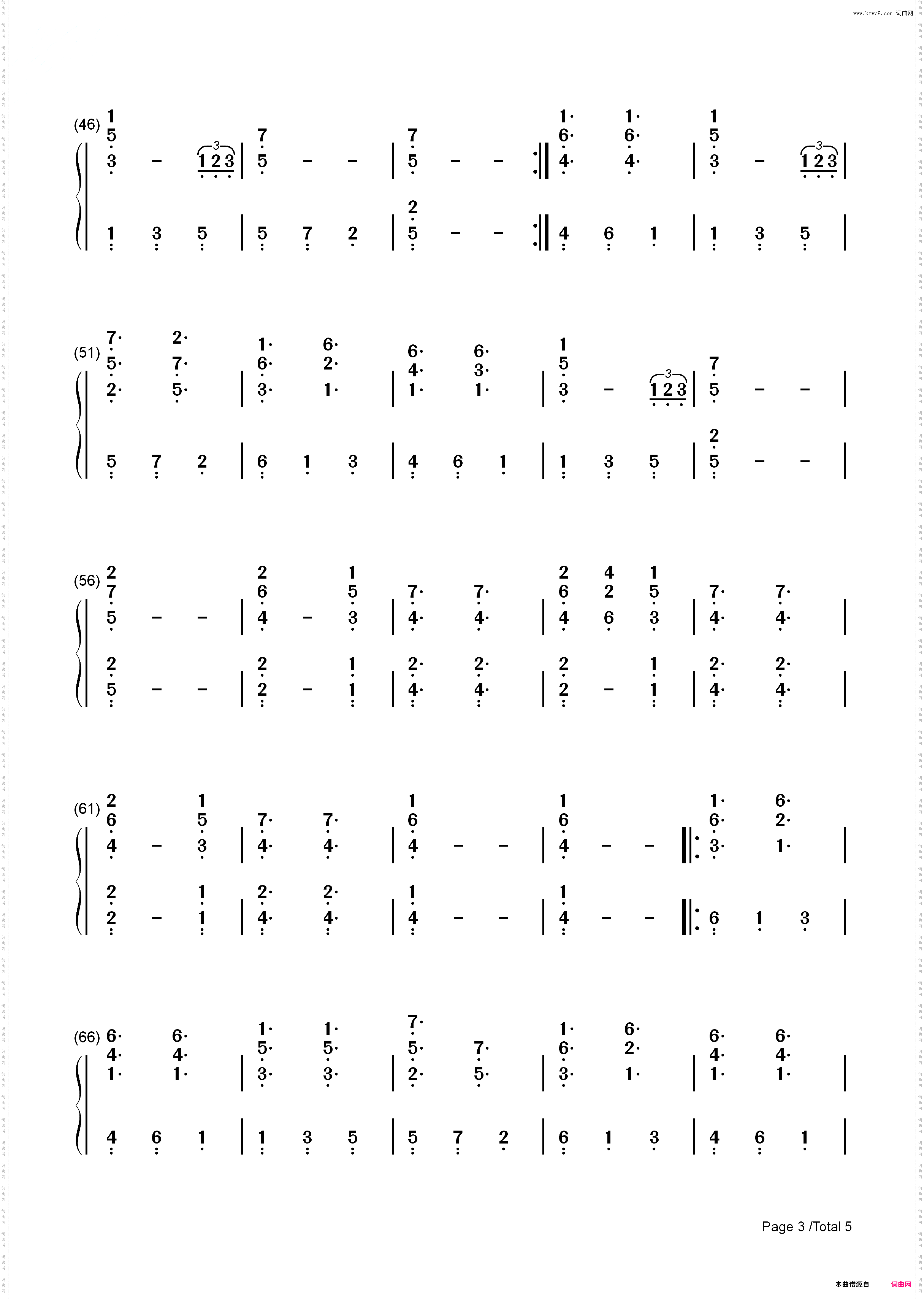 A Drop In The Ocean-Ron Pope_简谱版
