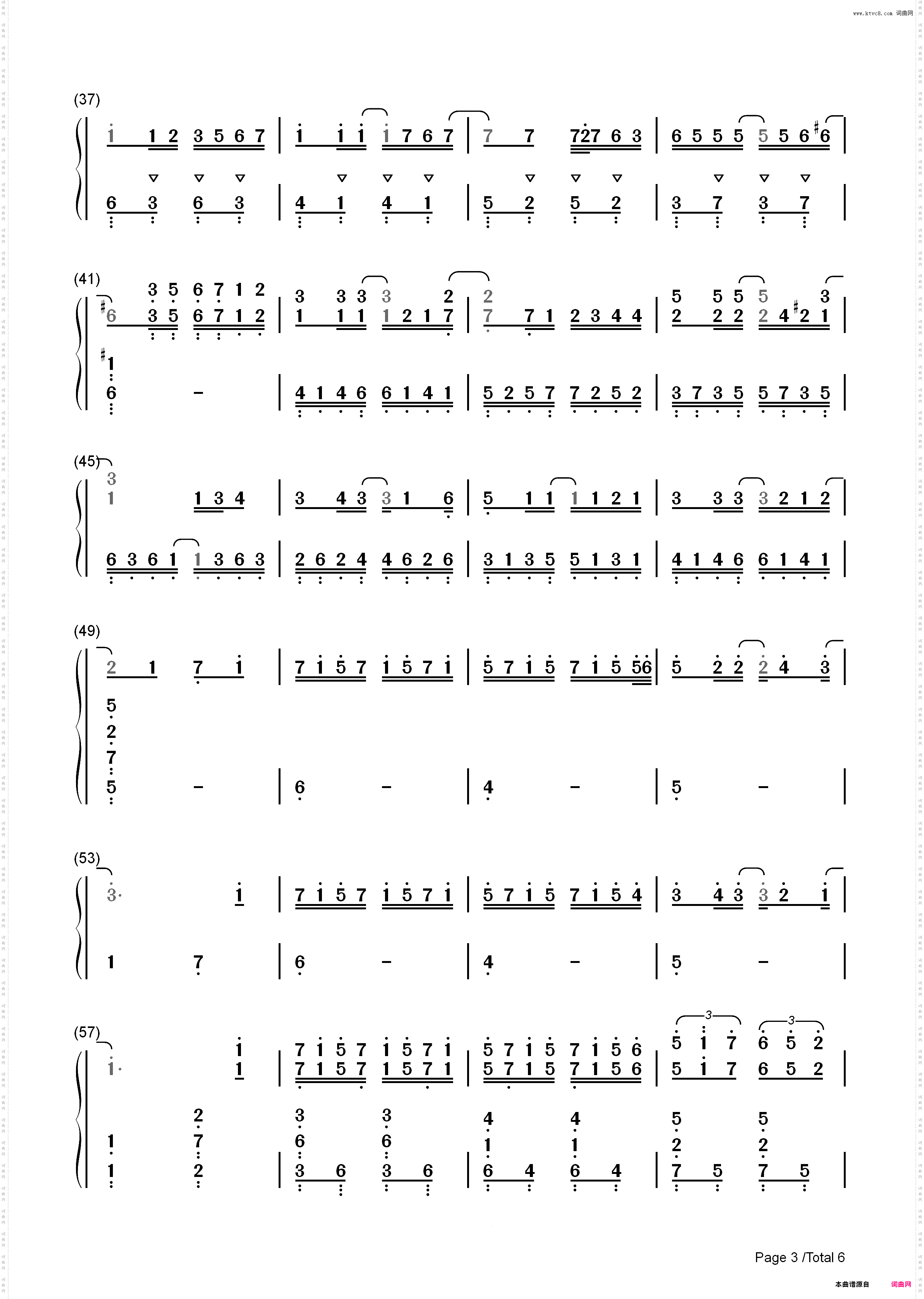 The Letter-Deemo背景音乐_简谱版