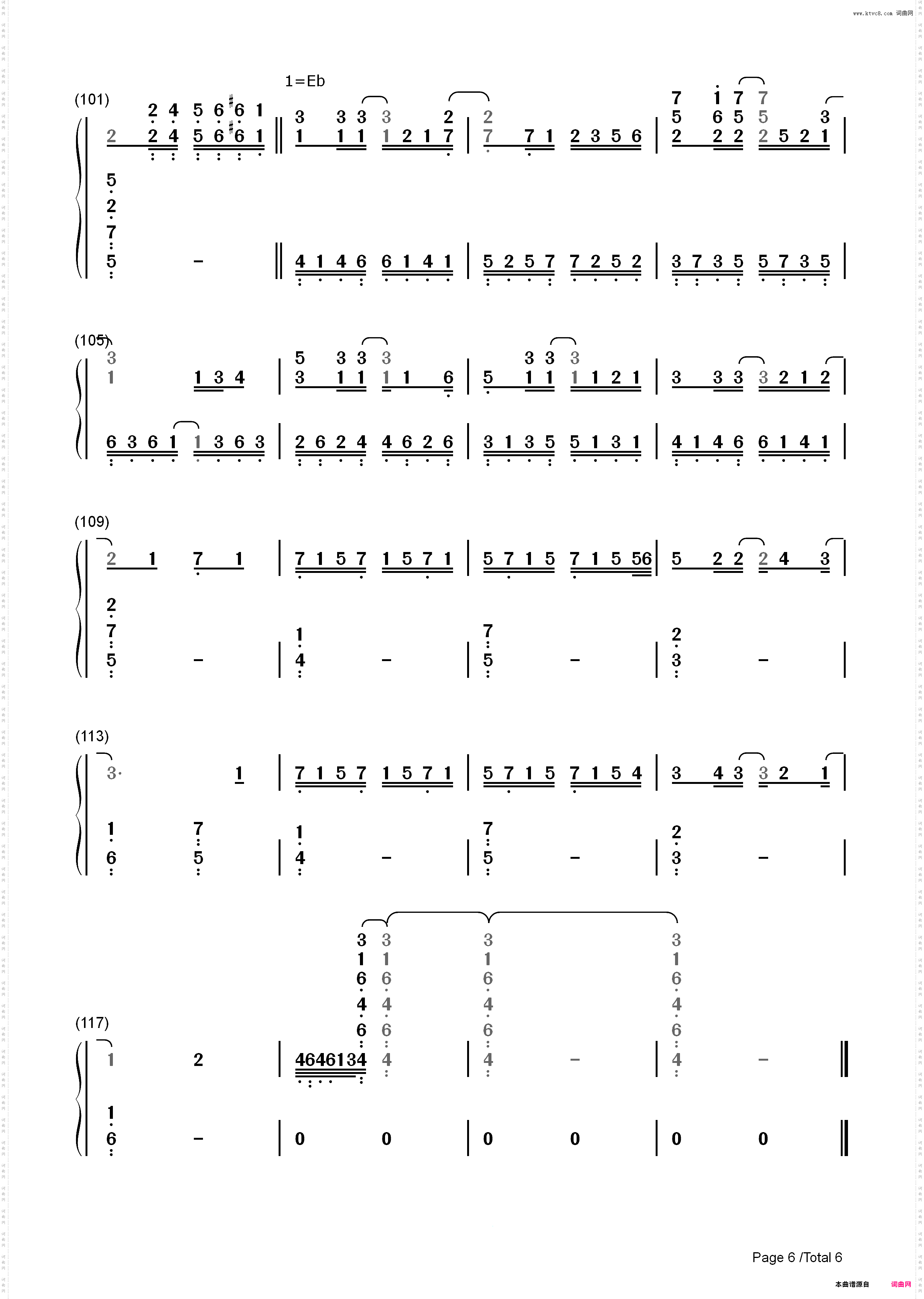 The Letter-Deemo背景音乐_简谱版