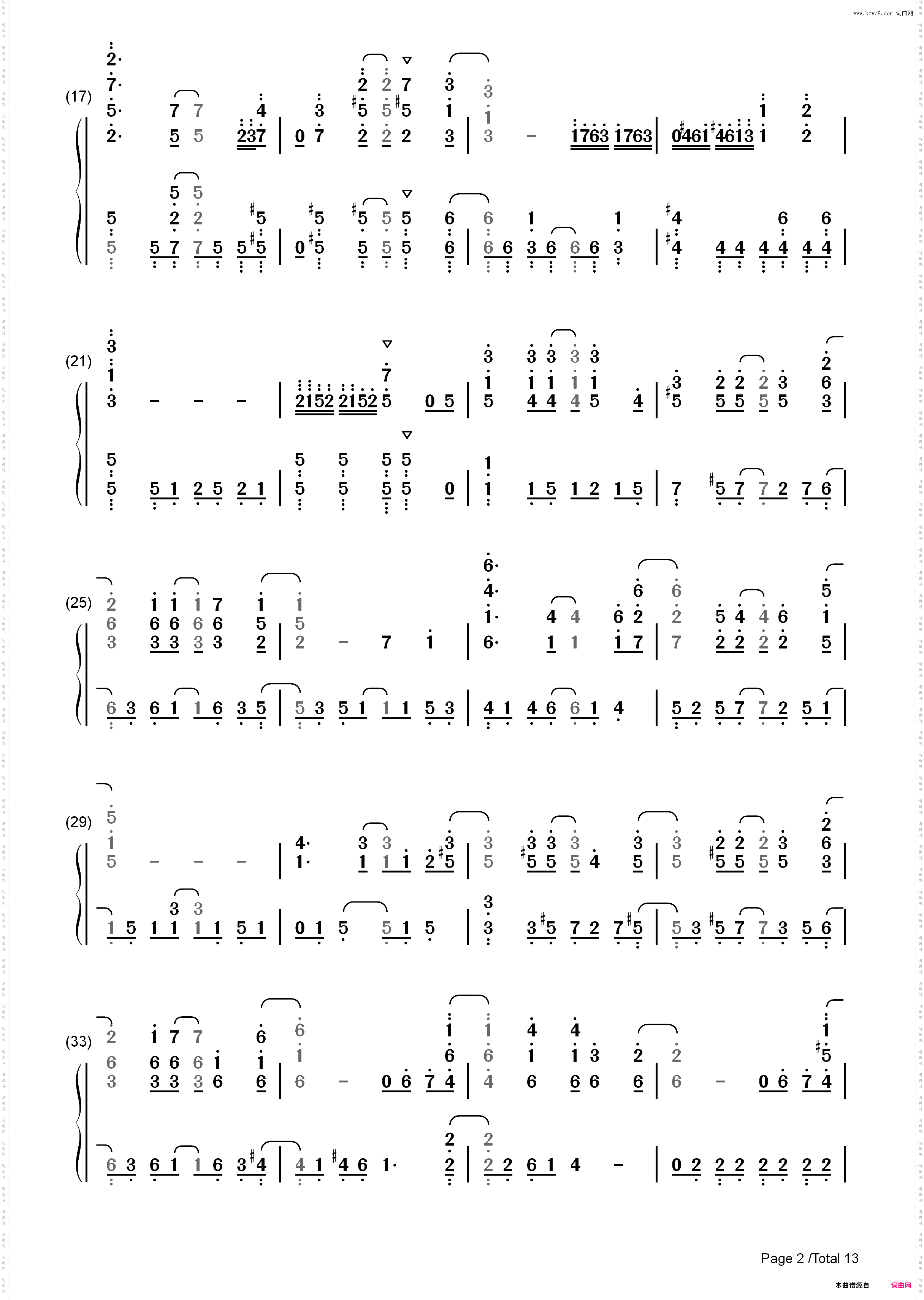 地球最后の告白を-GUMI_简谱版