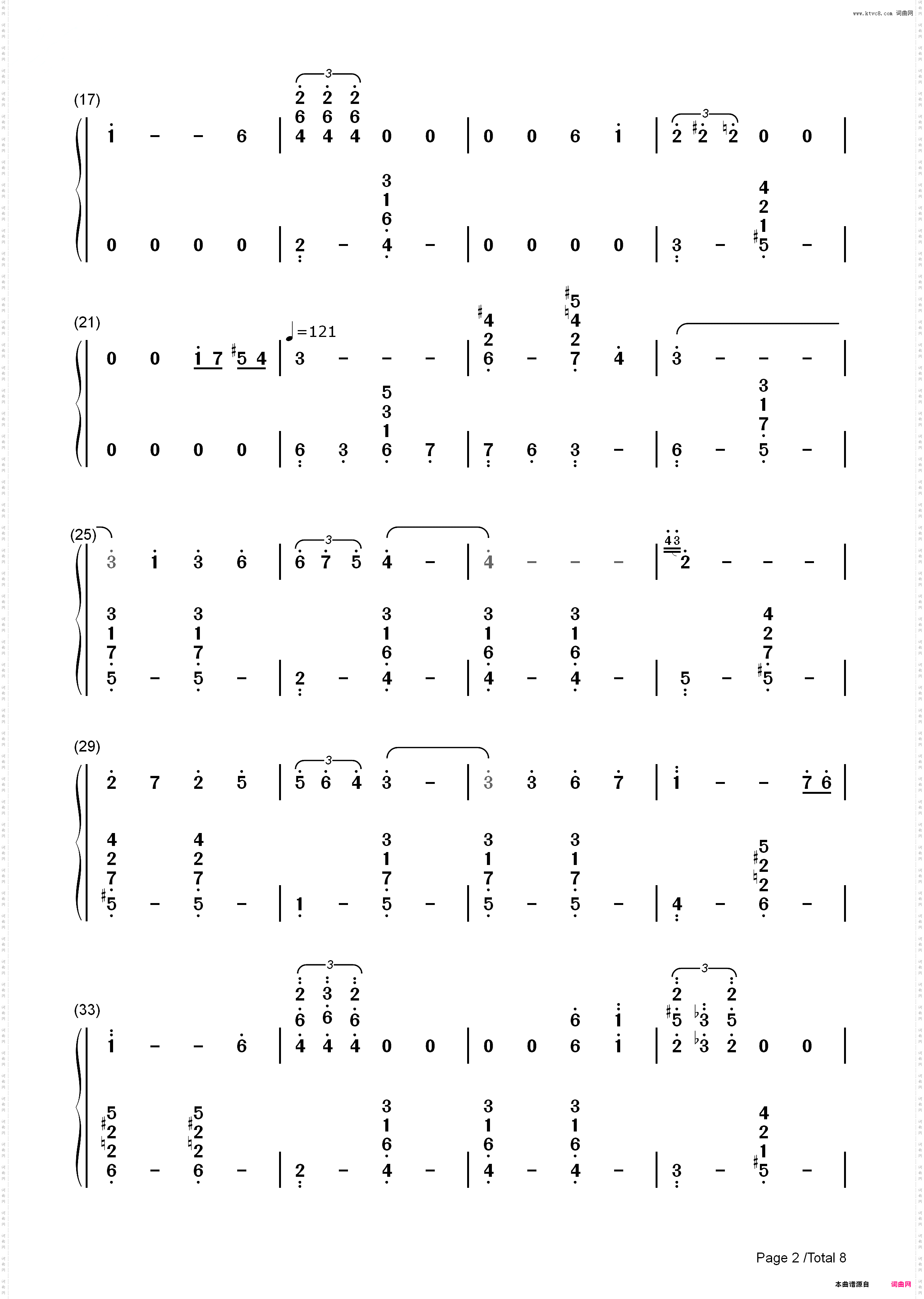 Ballade-久石让-Brother_简谱版