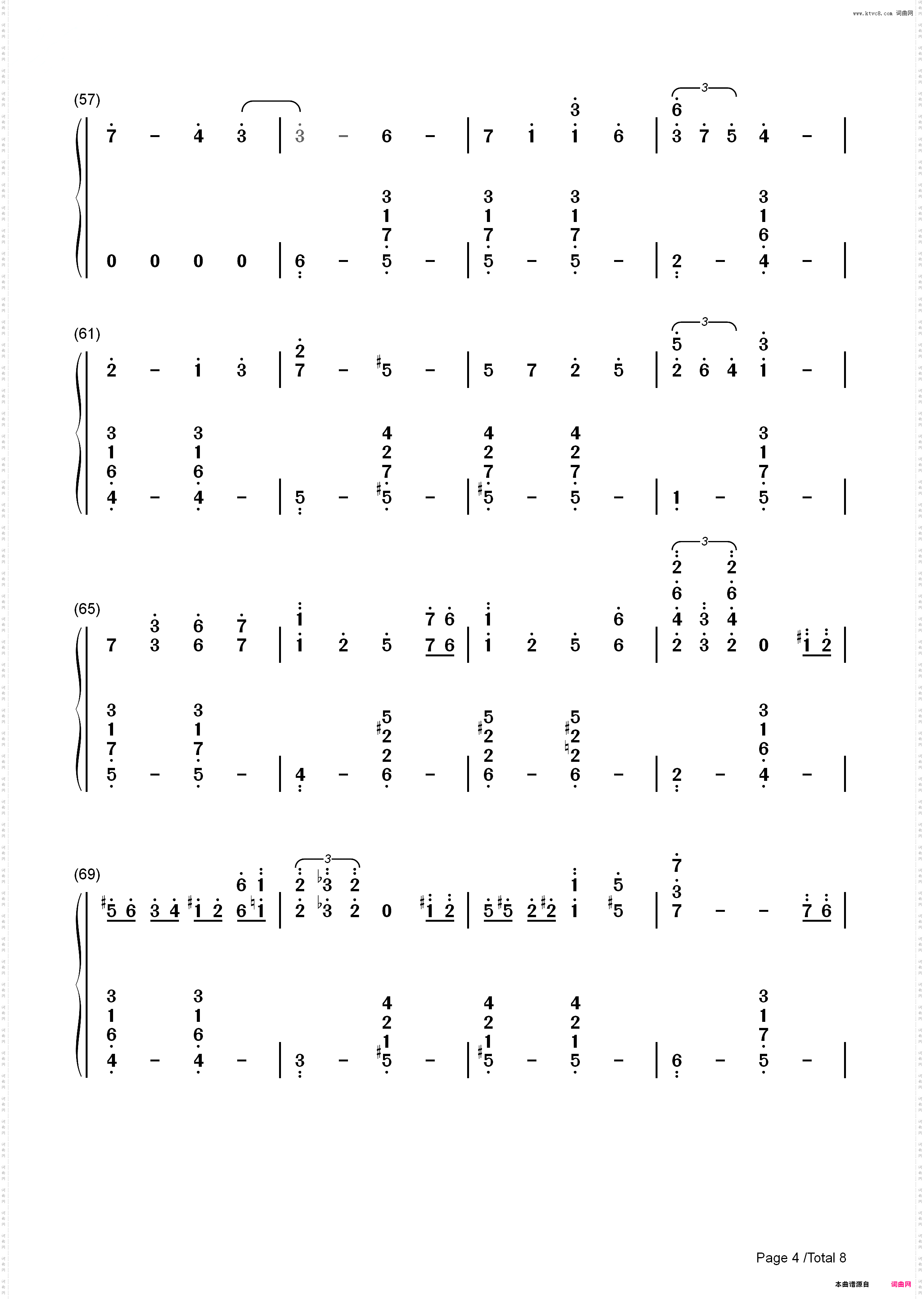 Ballade-久石让-Brother_简谱版