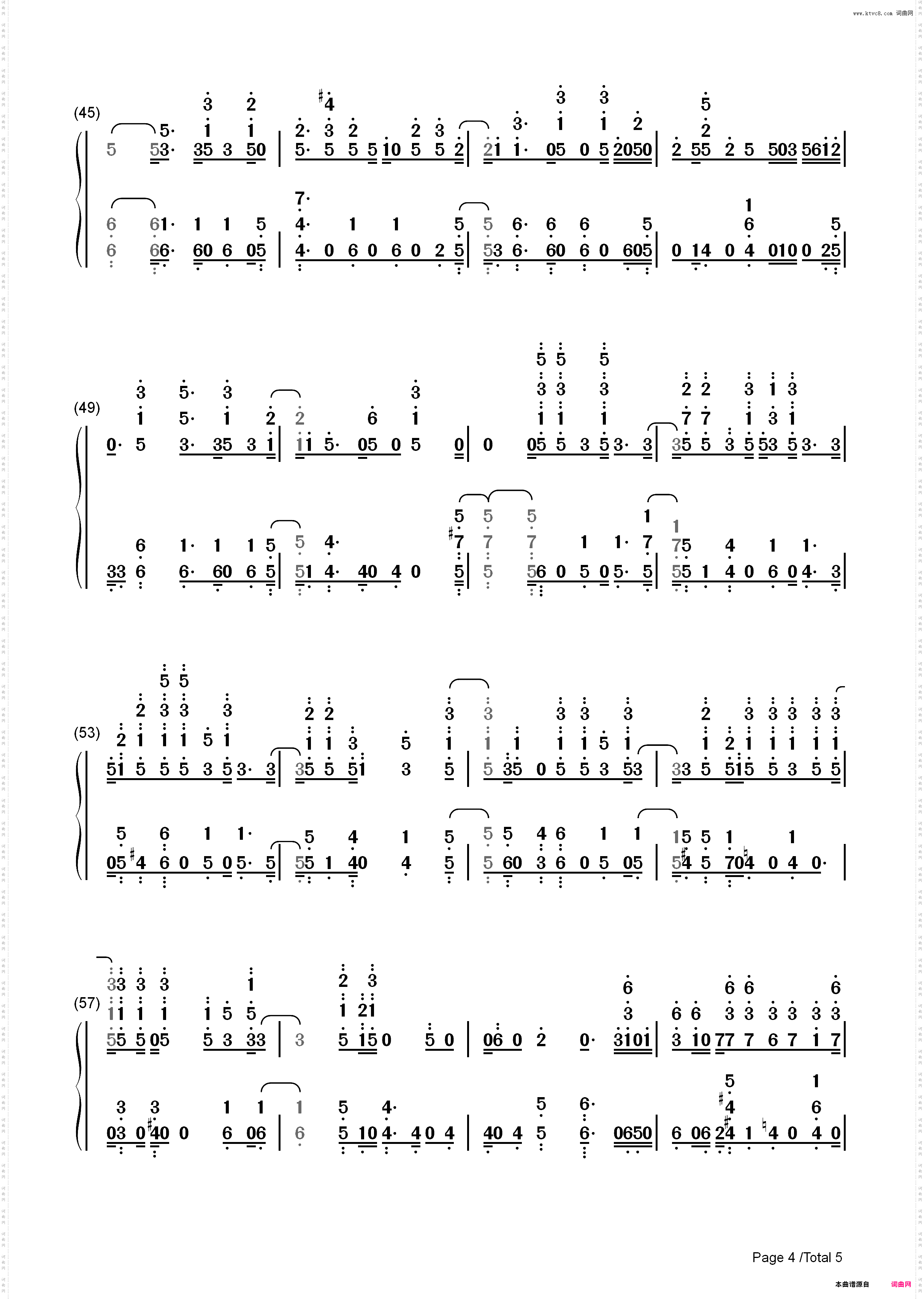 My Type-The Chainsmokers_简谱版
