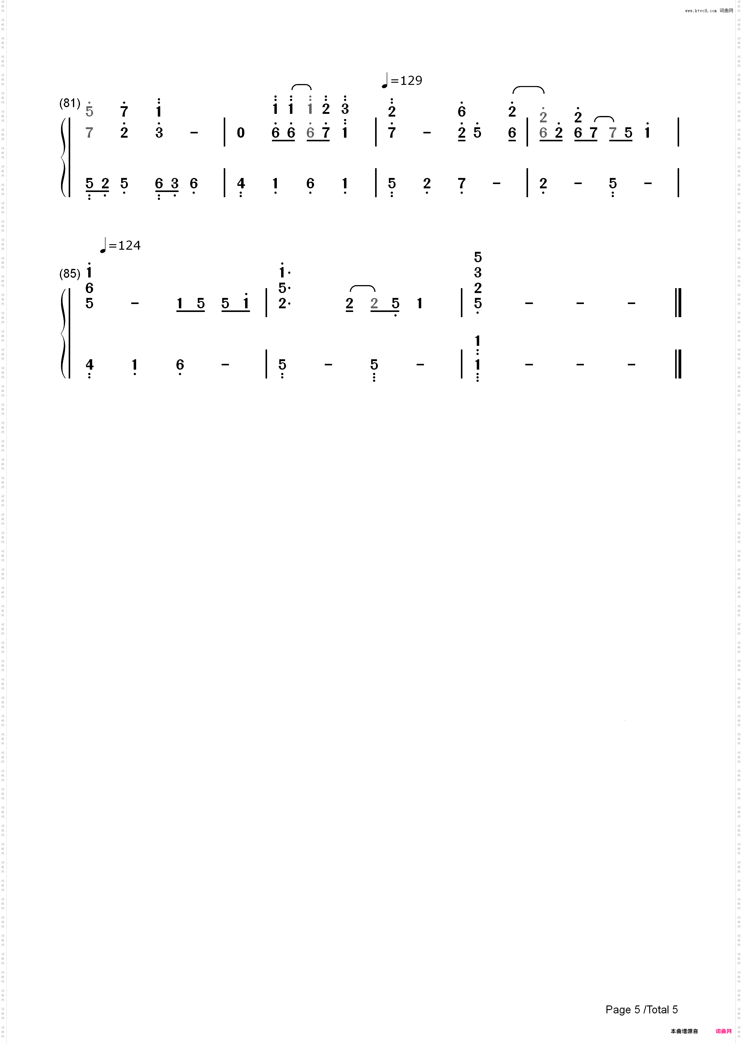 Angel Eyes-Jim Brickman_简谱版