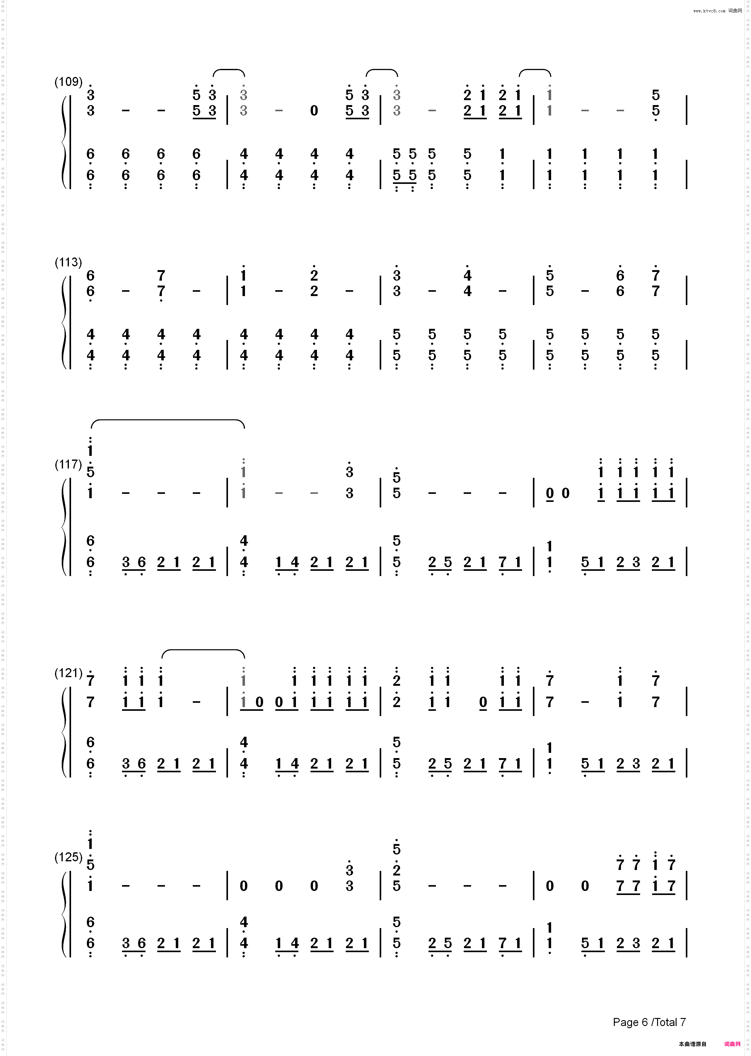 Shadow of Love-NANA插曲_简谱版