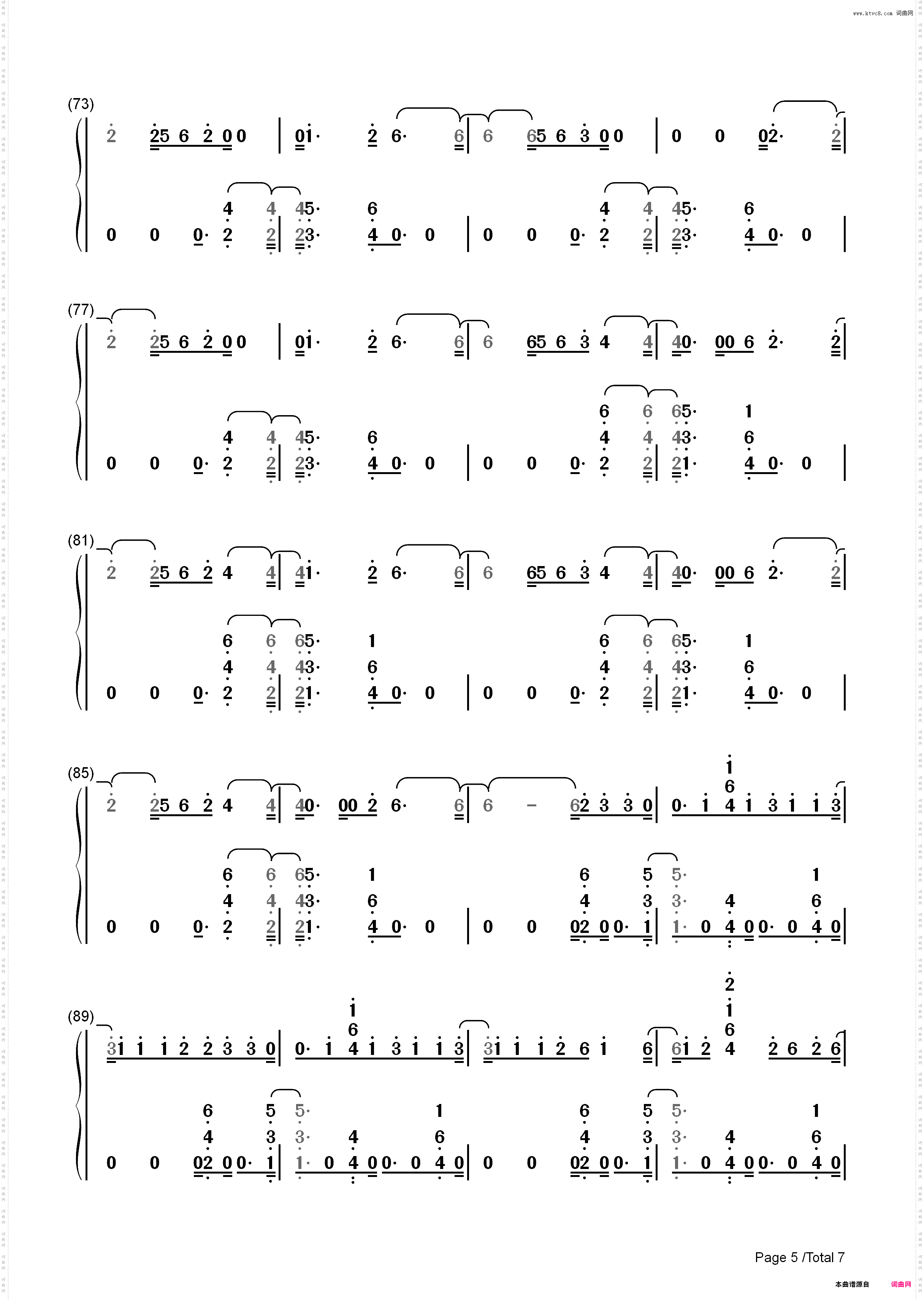 Would You Ever-Skrillex and Poo Bear_简谱版