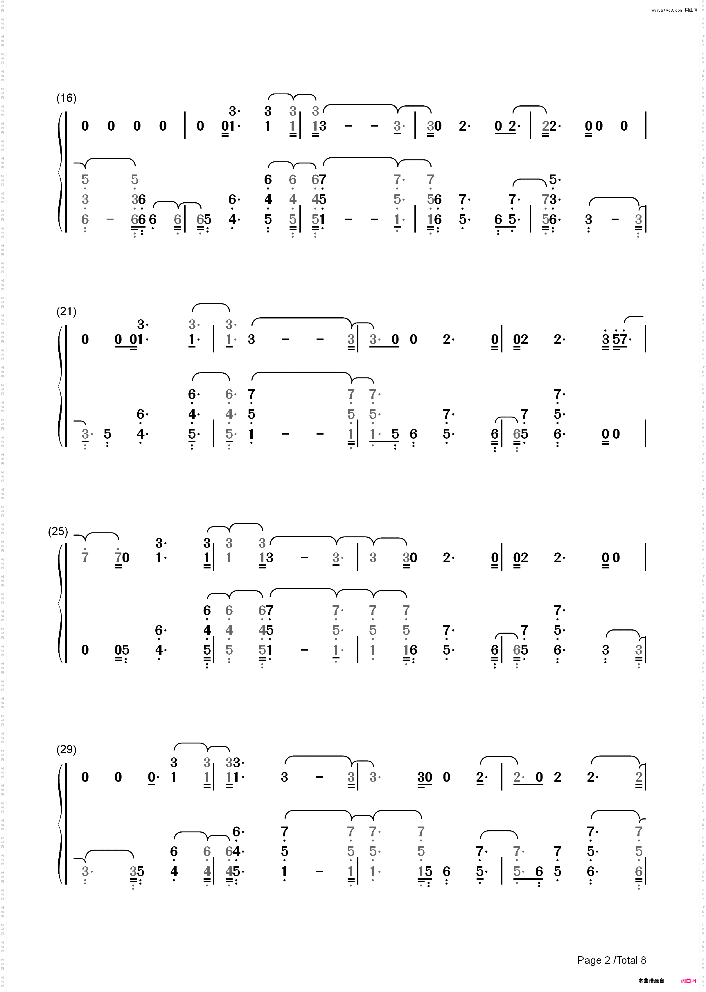 Prayers Up-Calvin Harris_简谱版