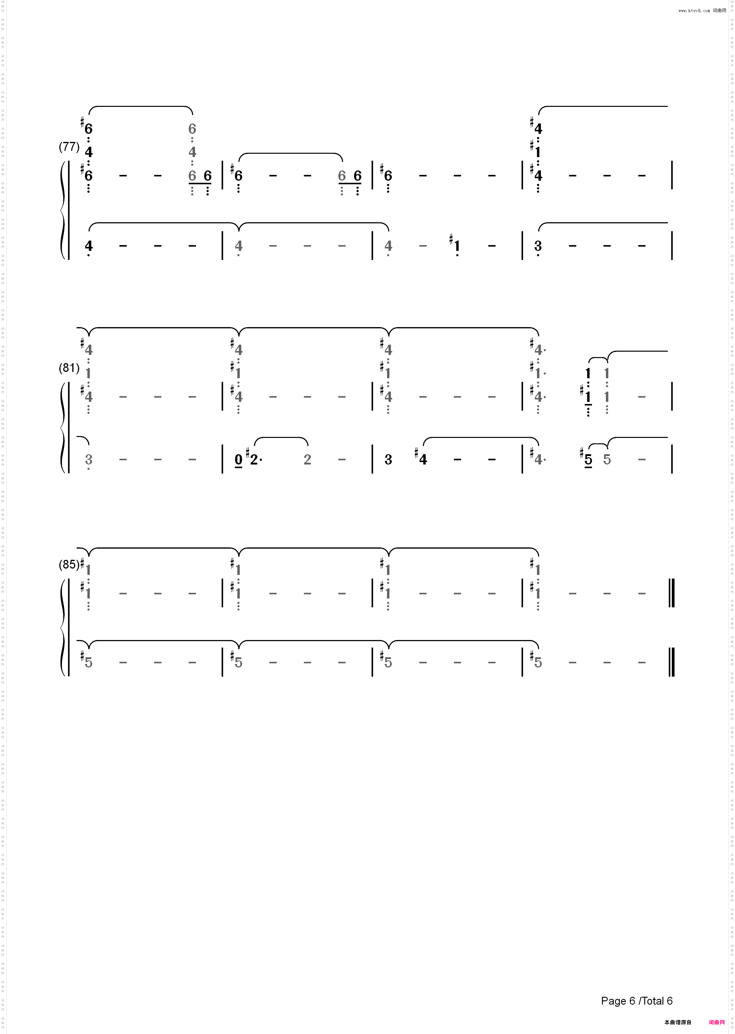 辐射4主题曲_简谱版