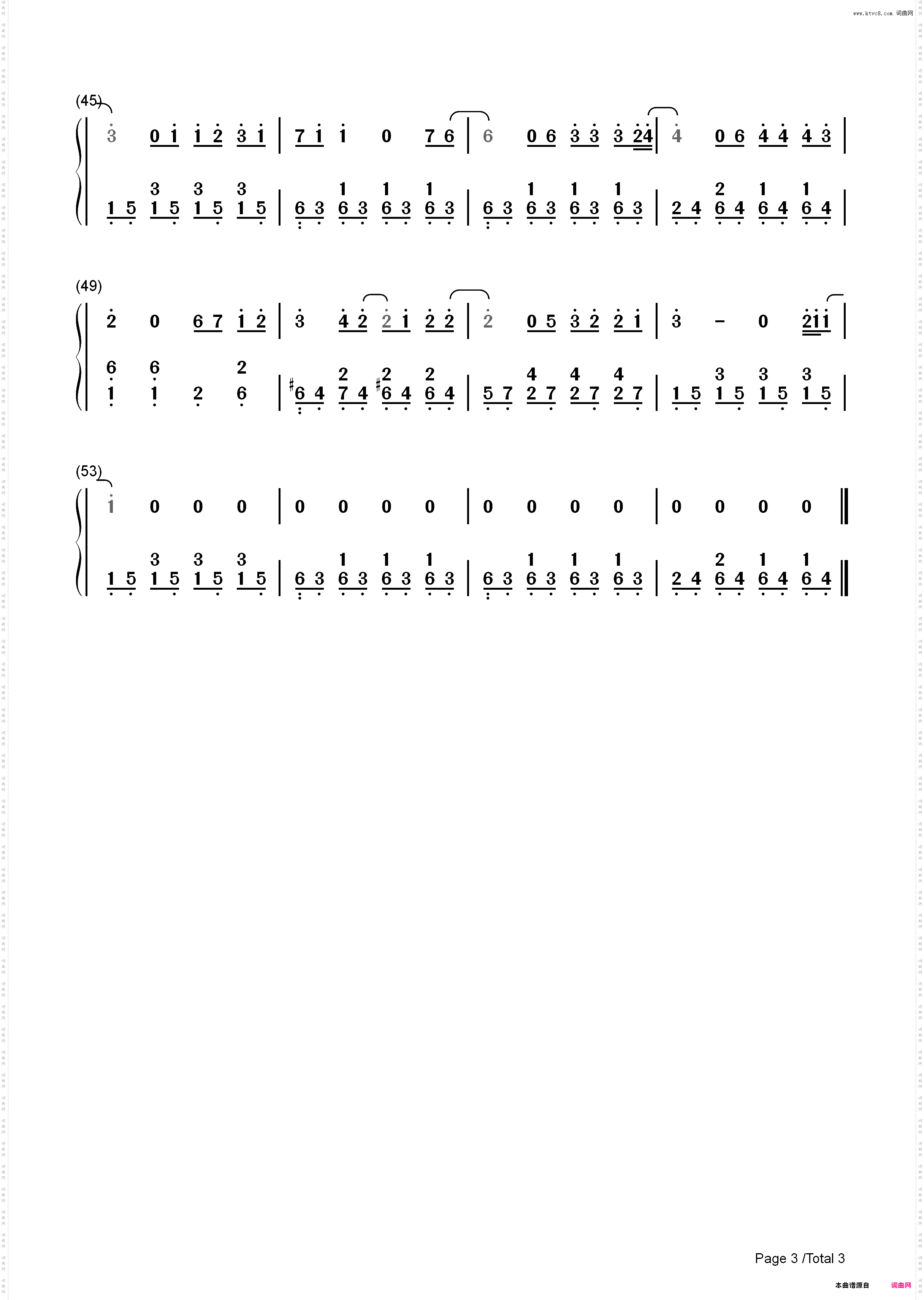 像中枪一样-? ?? ???_简谱版