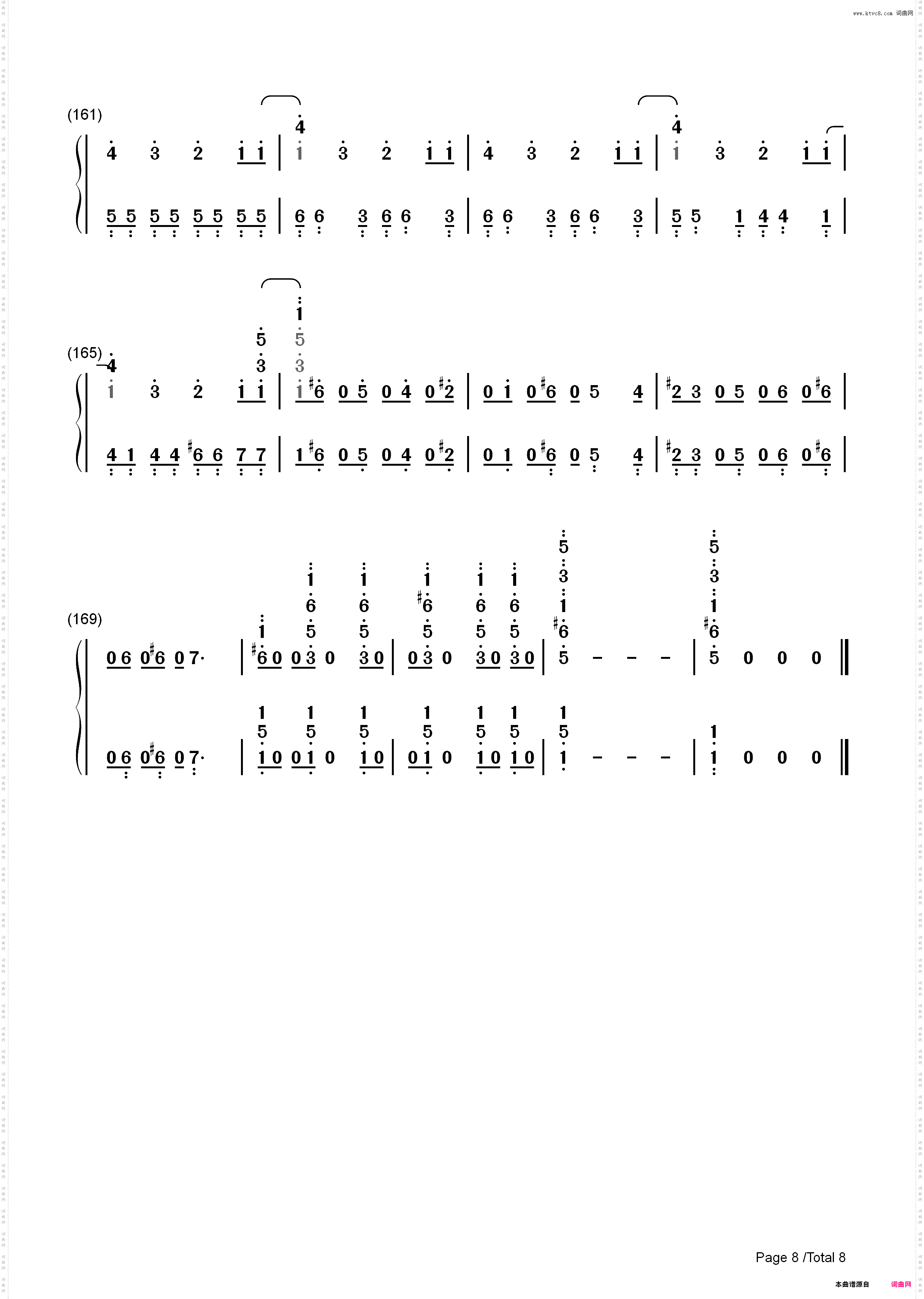 You Cant Stop The Beat-Marc Shaiman_简谱版