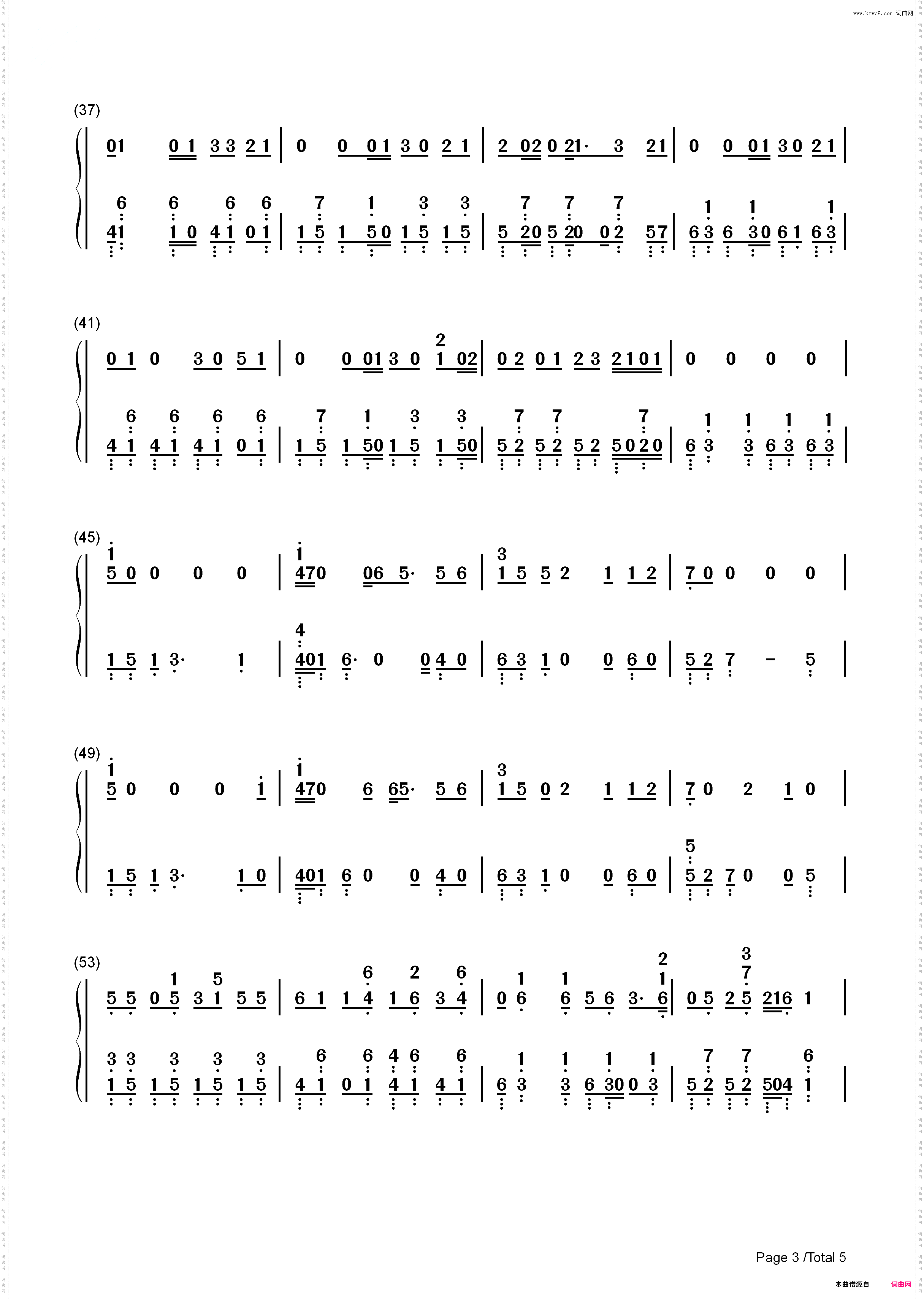 Little Hollywood-Alle Farben_简谱版
