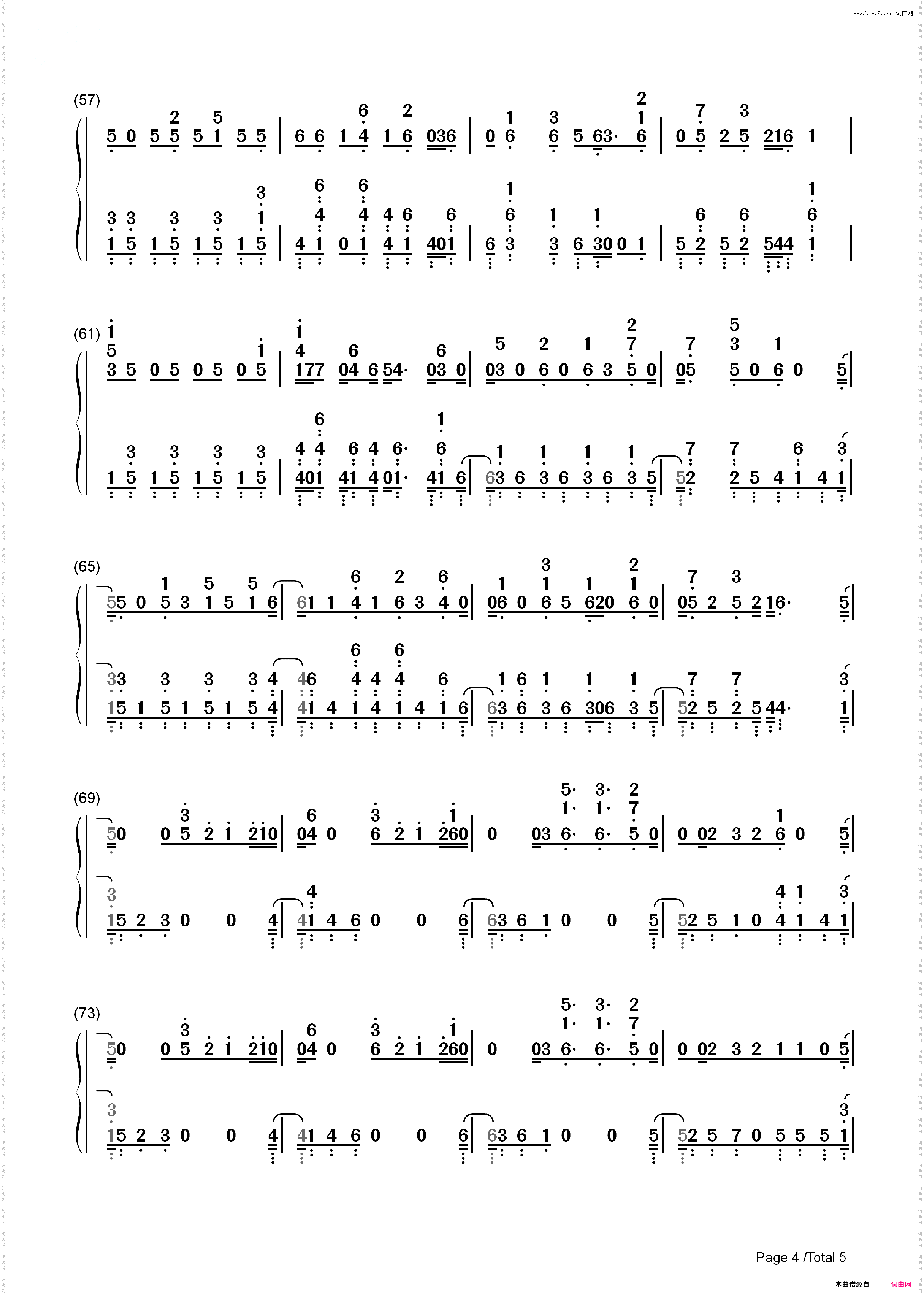 Little Hollywood-Alle Farben_简谱版