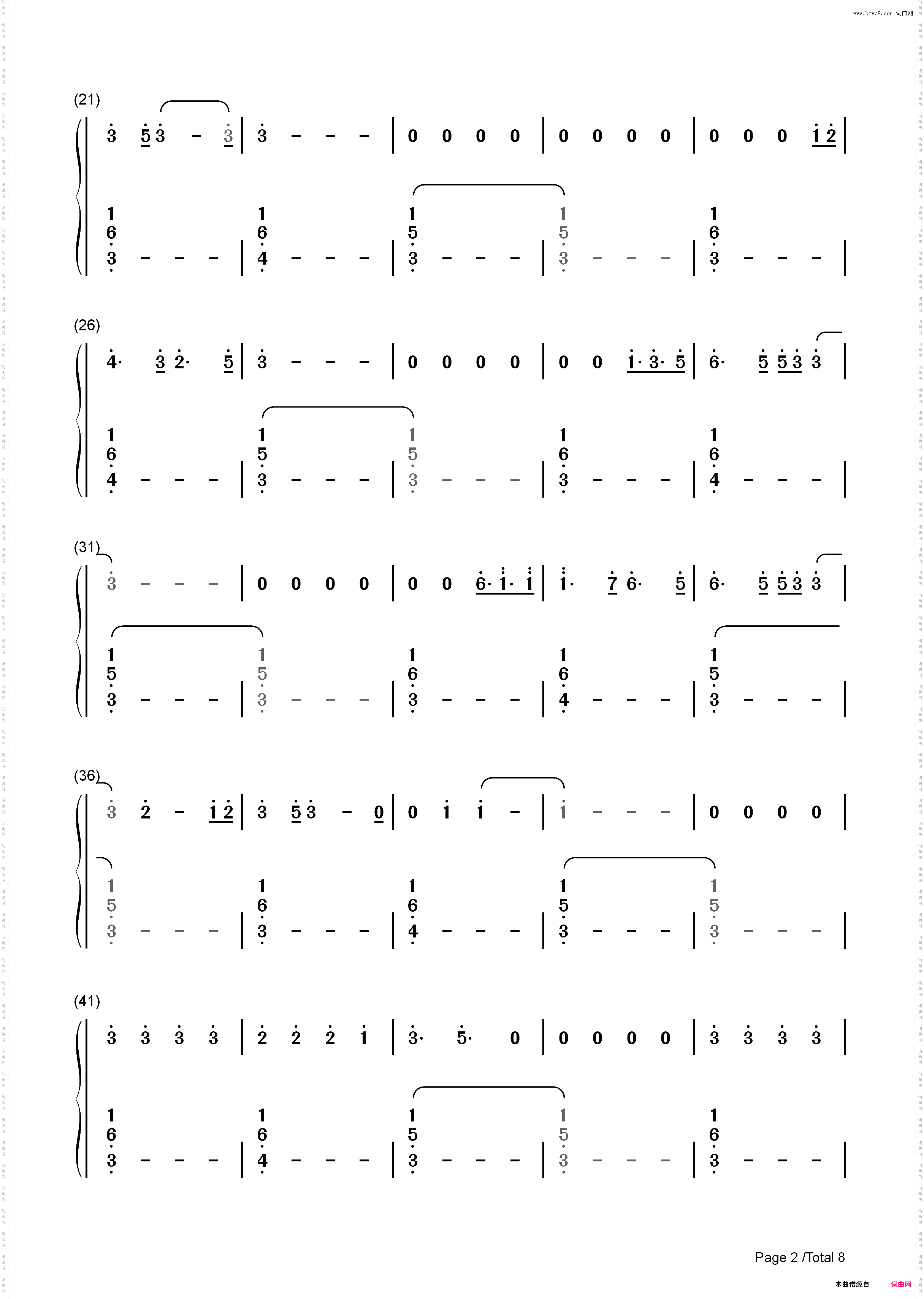 Happier-Ed Sheeran_简谱版