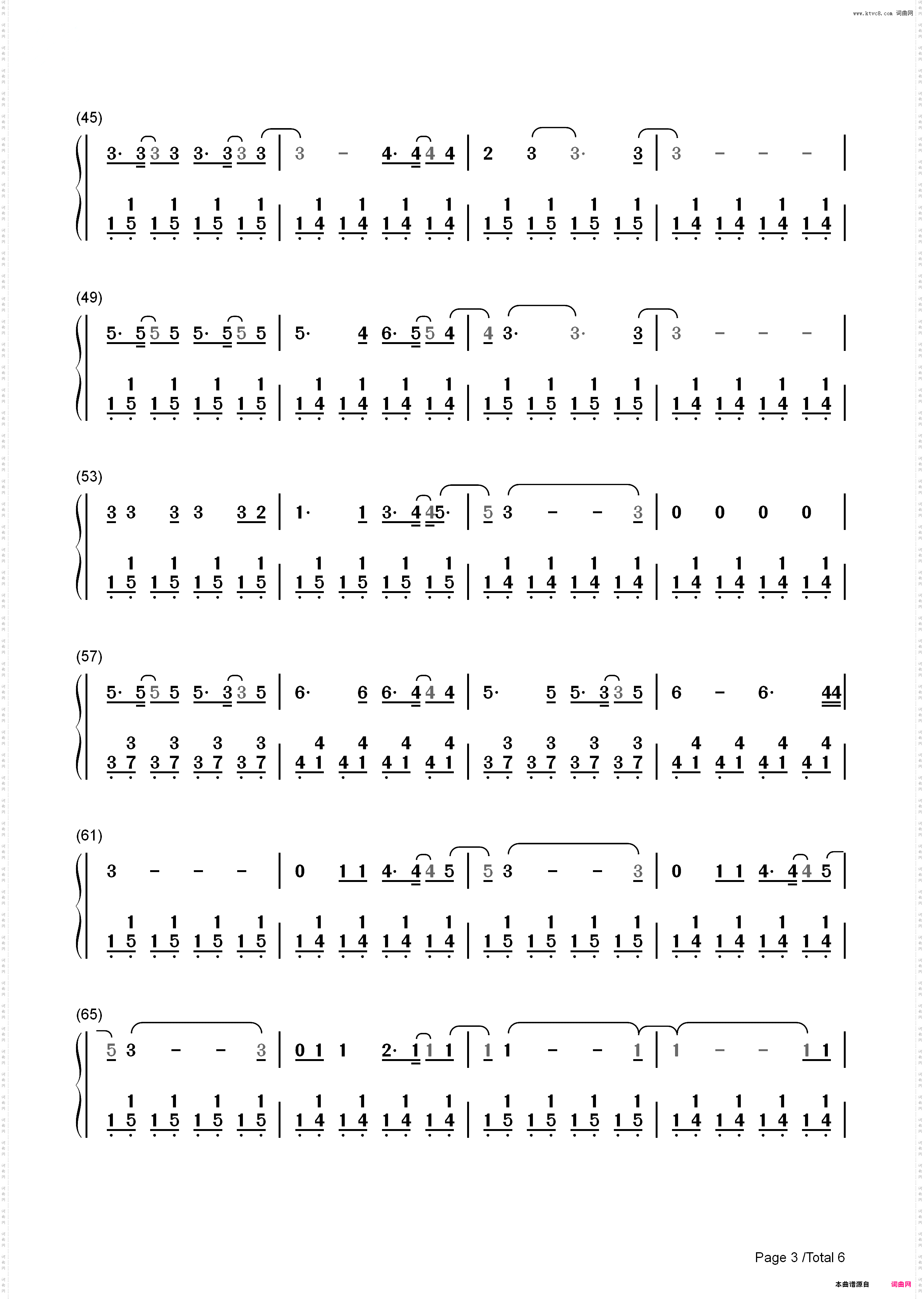 Malibu-Miley Cyrus_简谱版