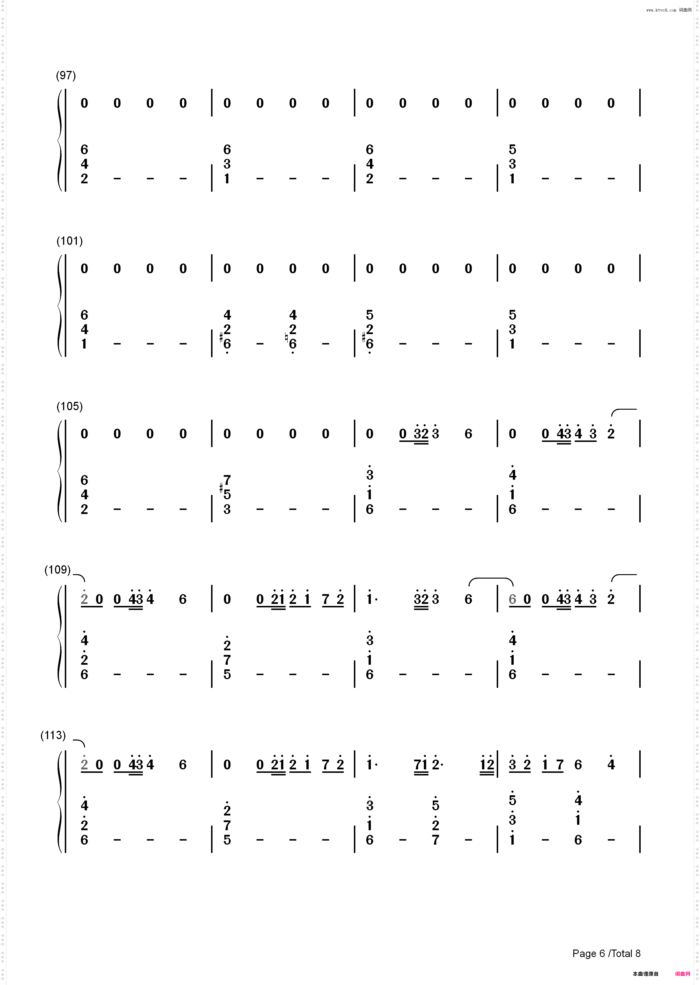The Final Countdown-Europe_简谱版