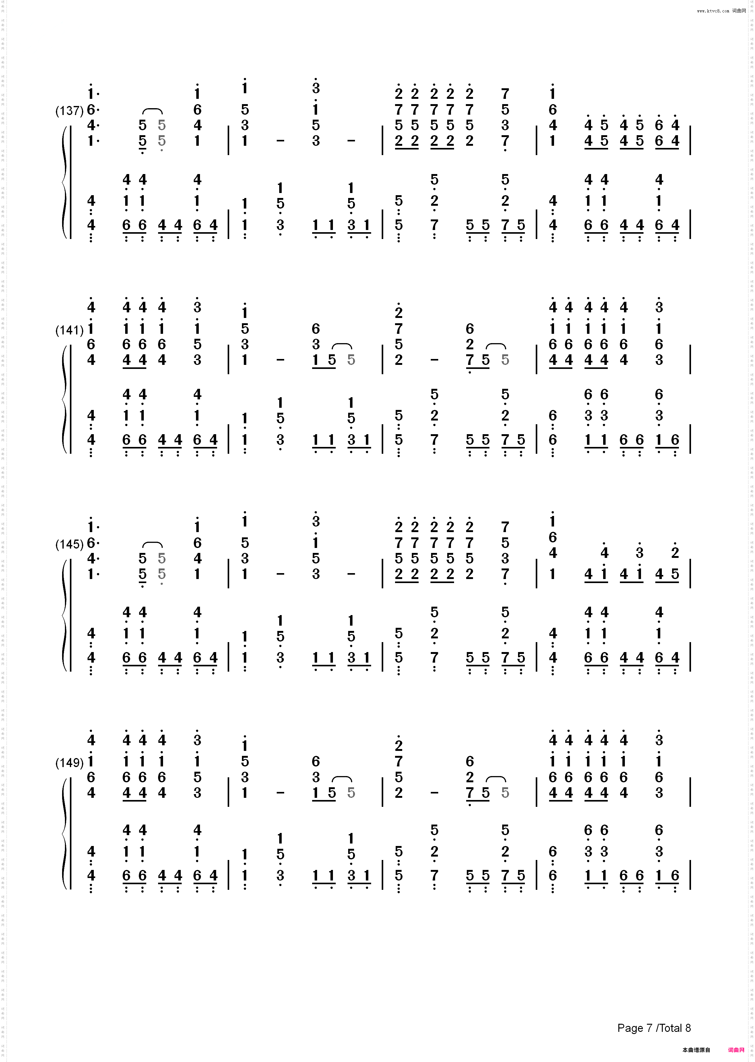 Mean-Taylor Swift_简谱版