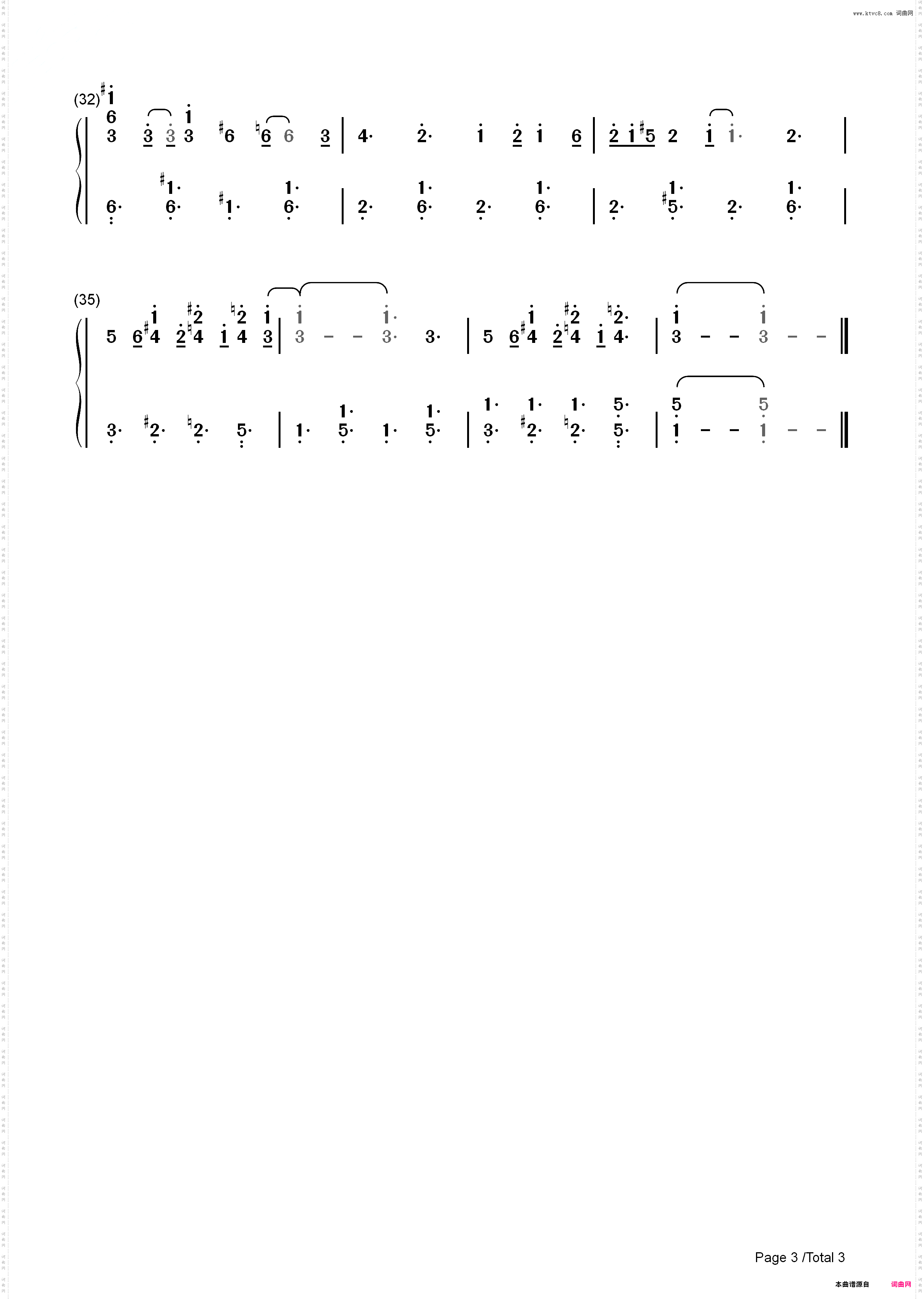 Dream A Little Dream Of Me-Yiruma_简谱版