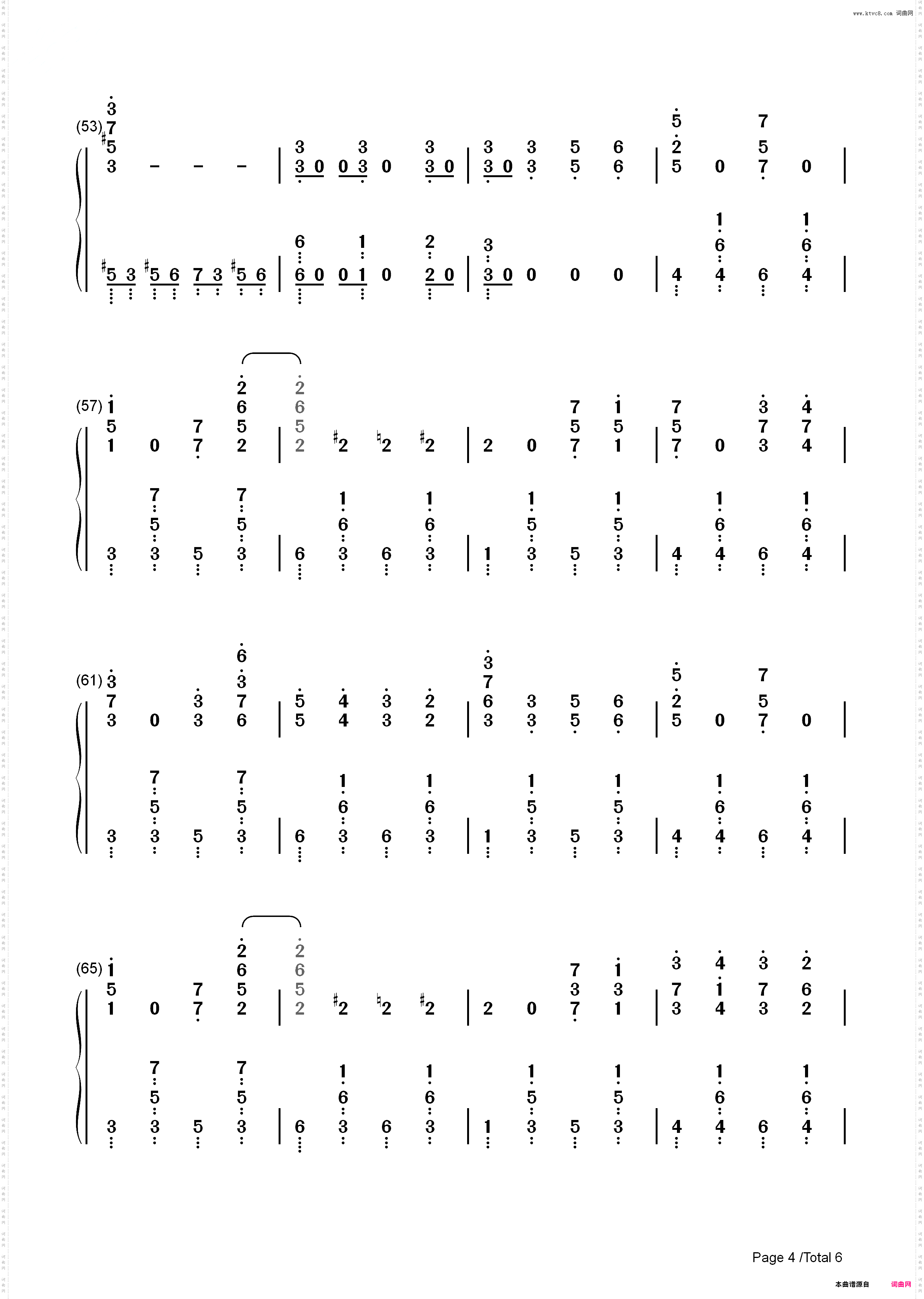 Jingo Jungle-幼女战记OP_简谱版