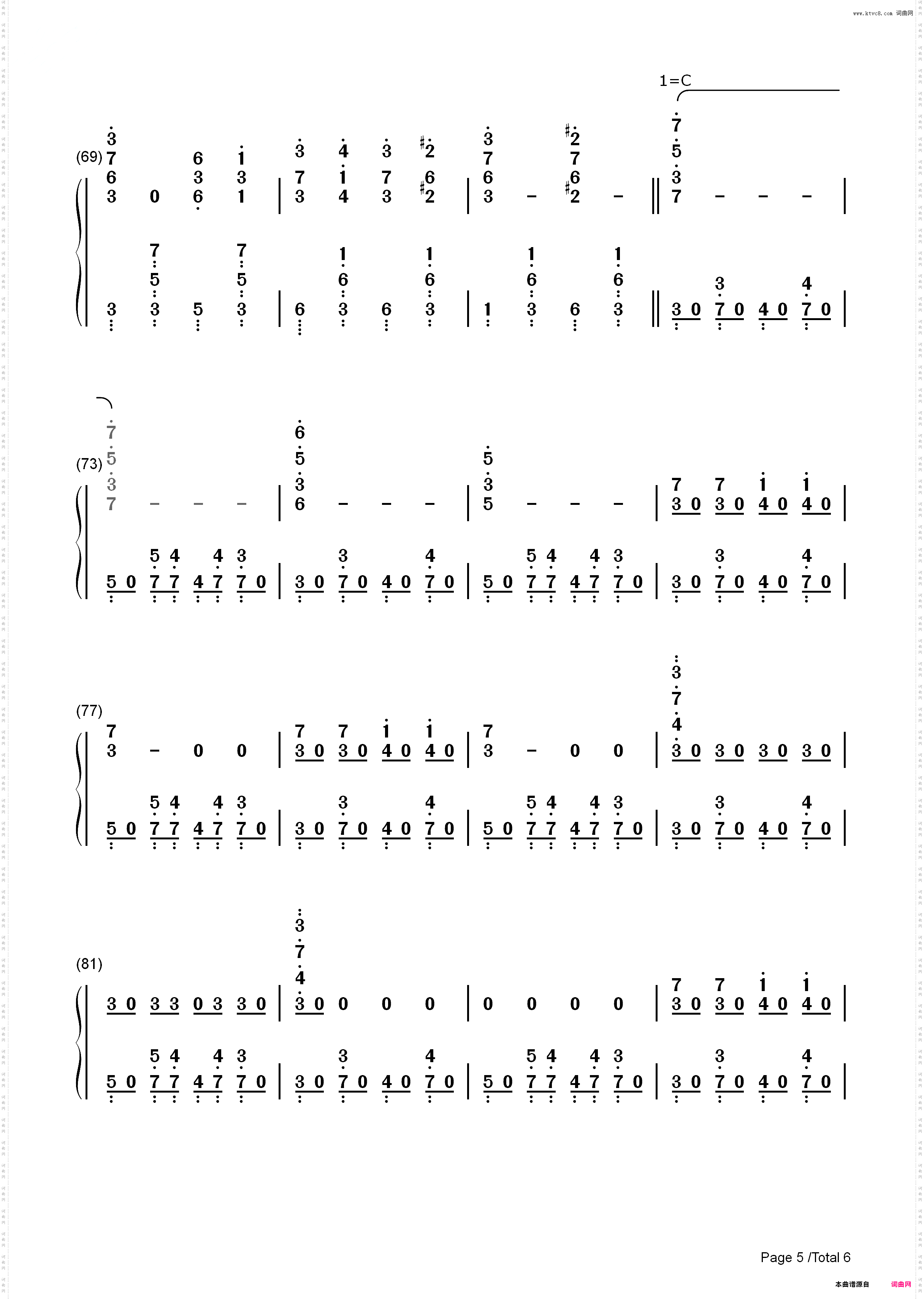 Jingo Jungle-幼女战记OP_简谱版