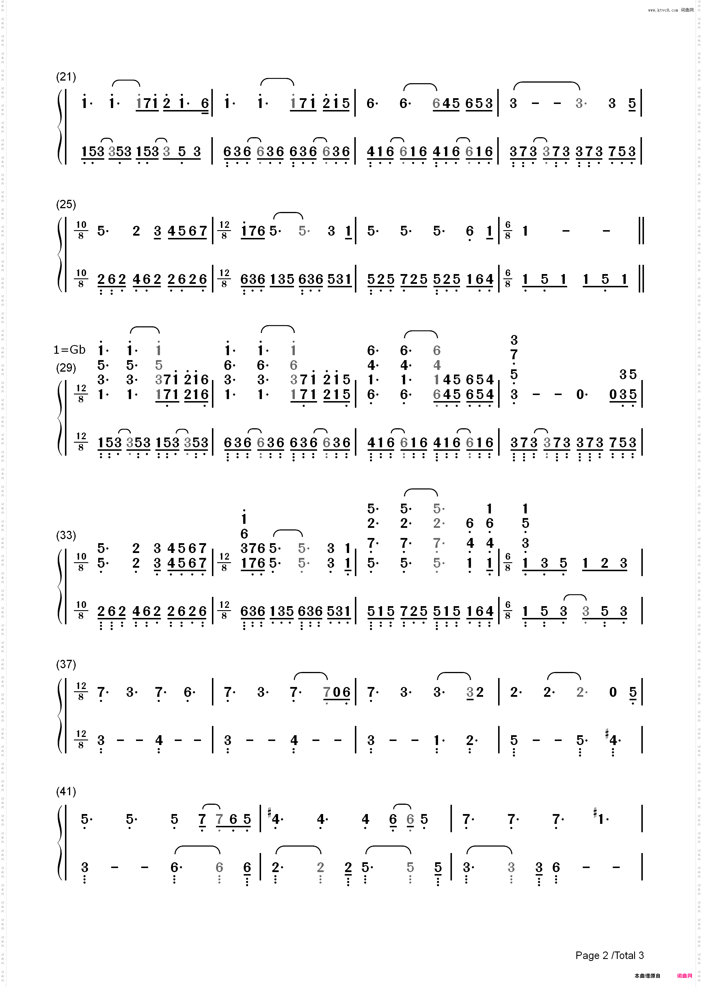 Memory-Cats插曲_简谱版