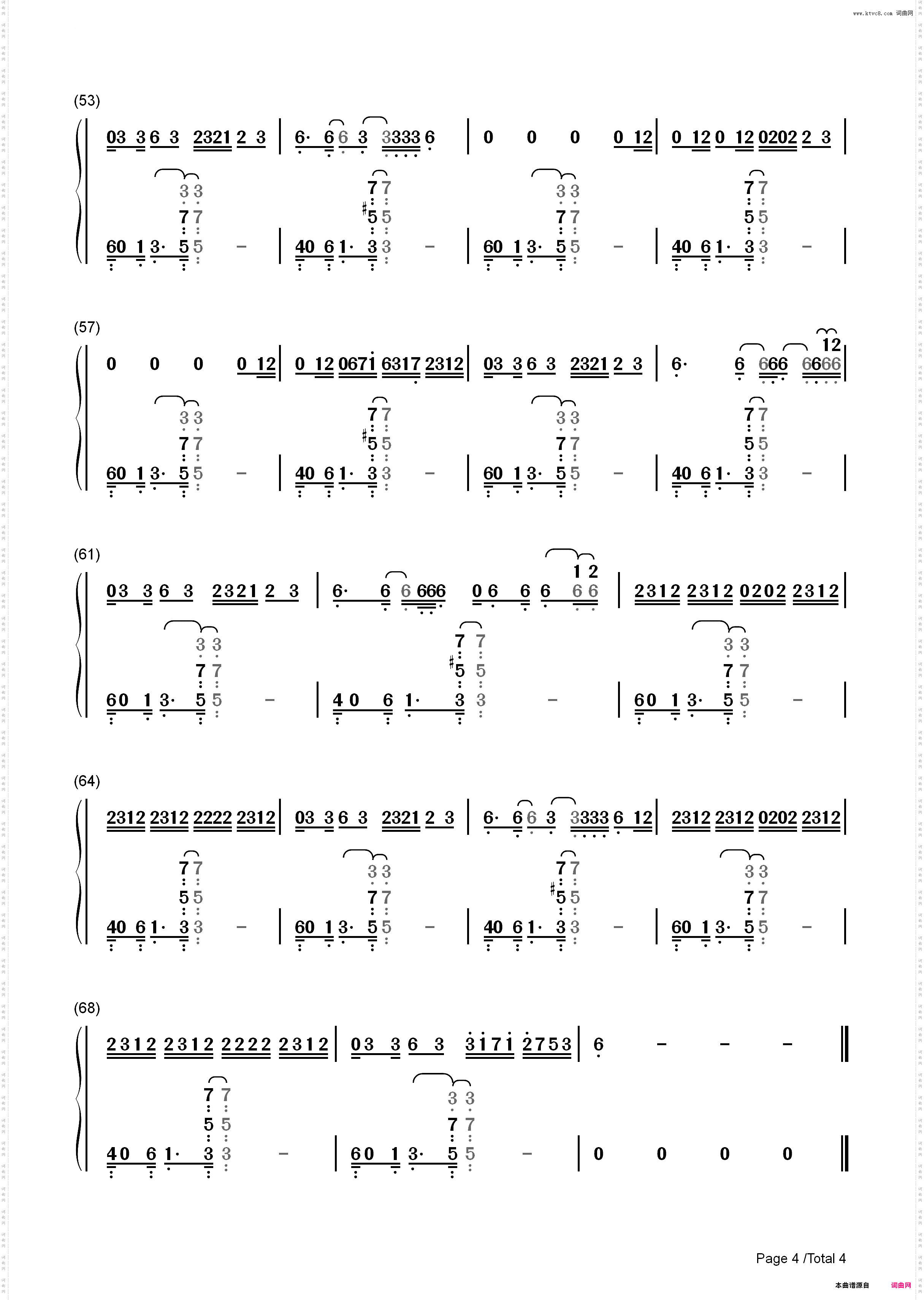 Down-Marian Hill_简谱版