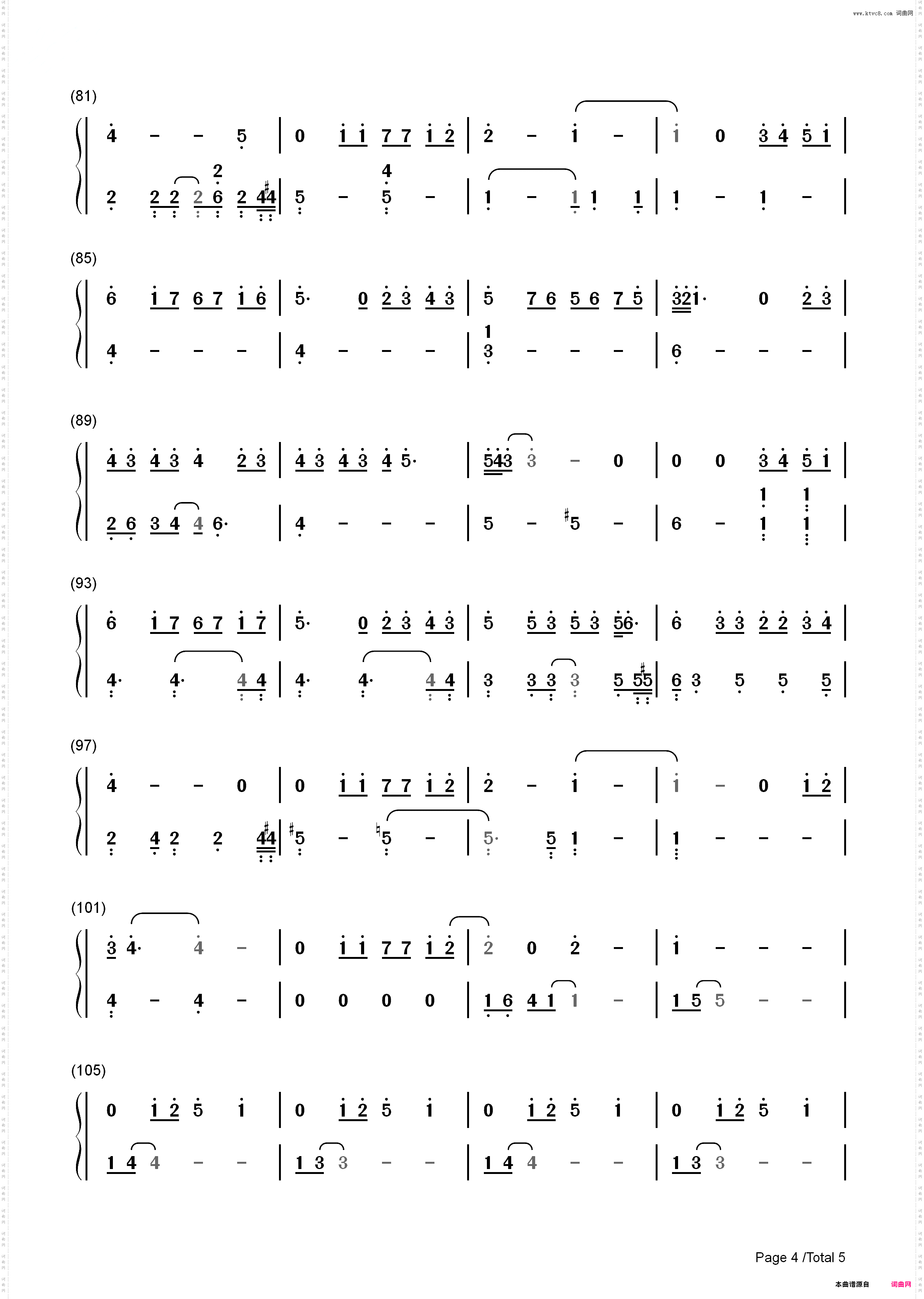 她说-林俊杰-EOP教学曲_简谱版