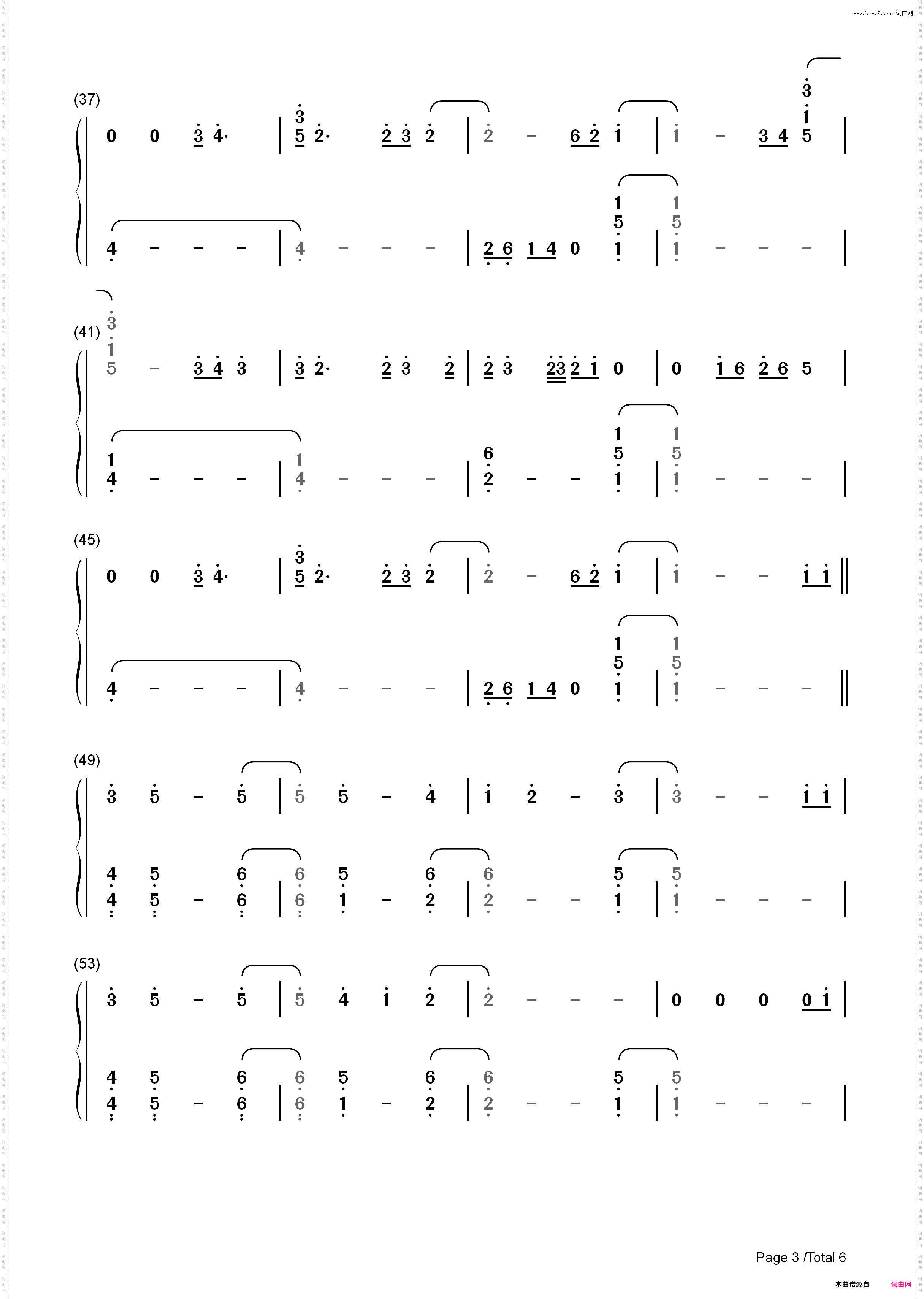No One Knows Me Like the Piano-Sampha_简谱版