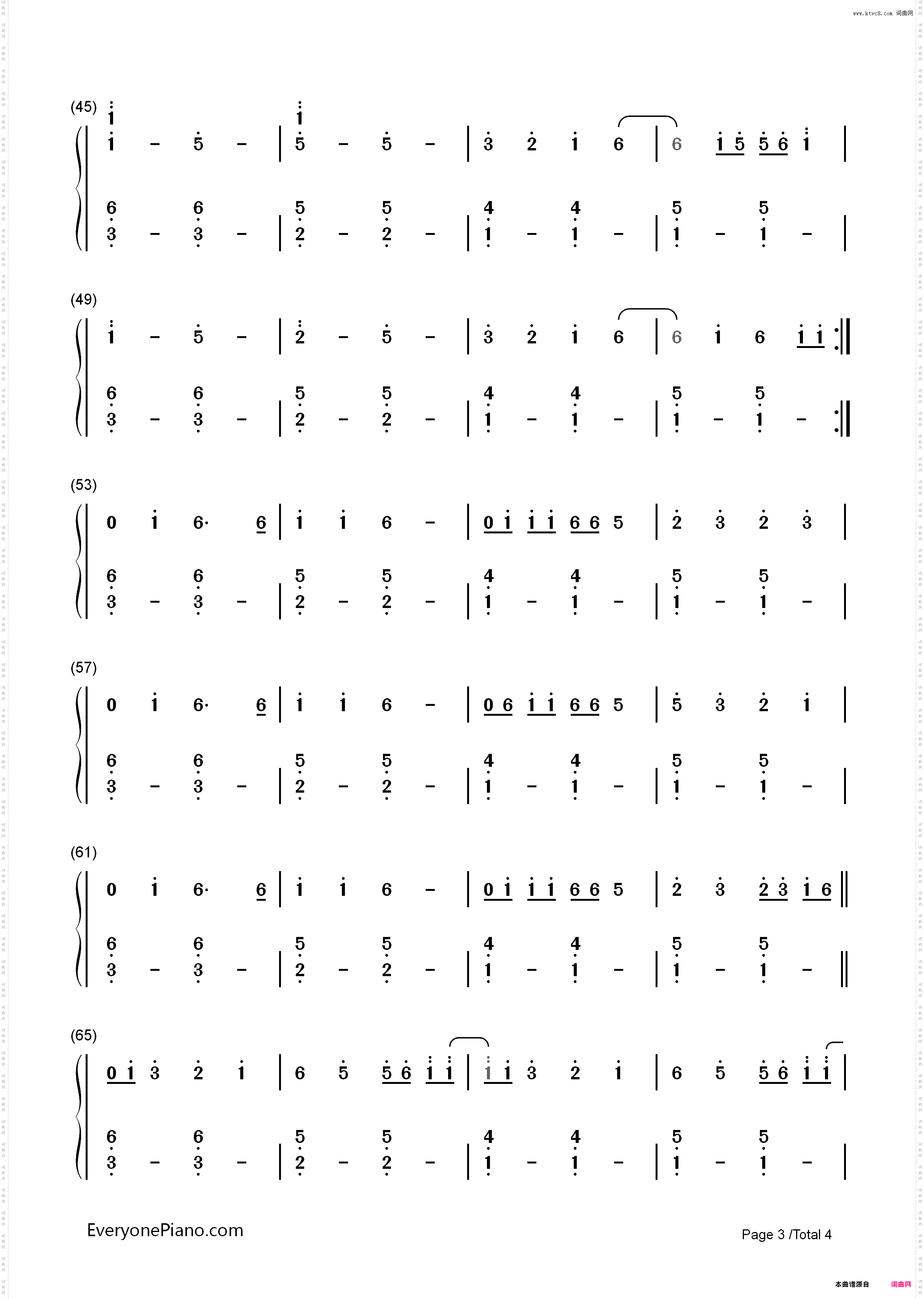 Call on Me-Starley_简谱版