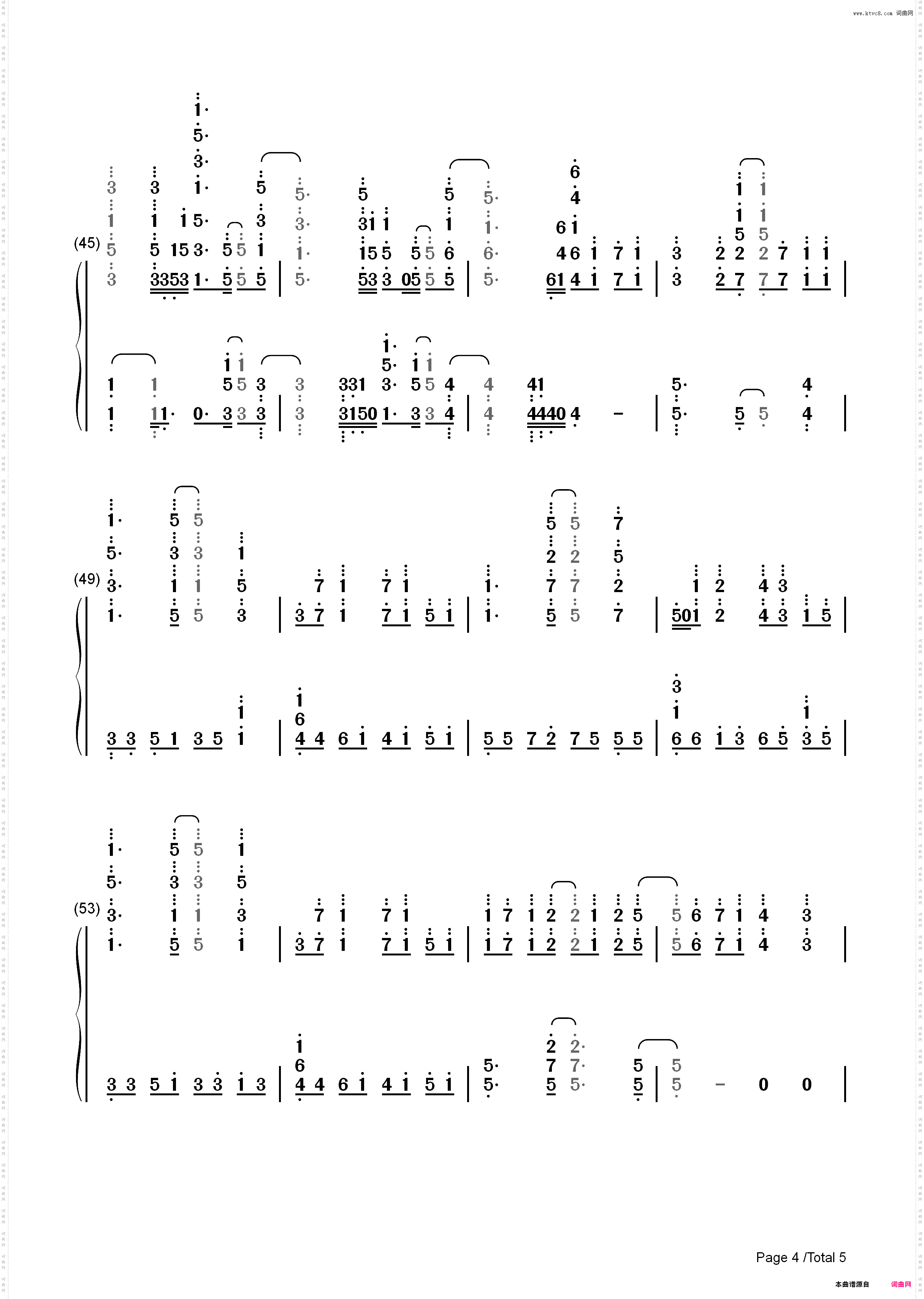 Overfly-《刀剑神域》ED2_简谱版