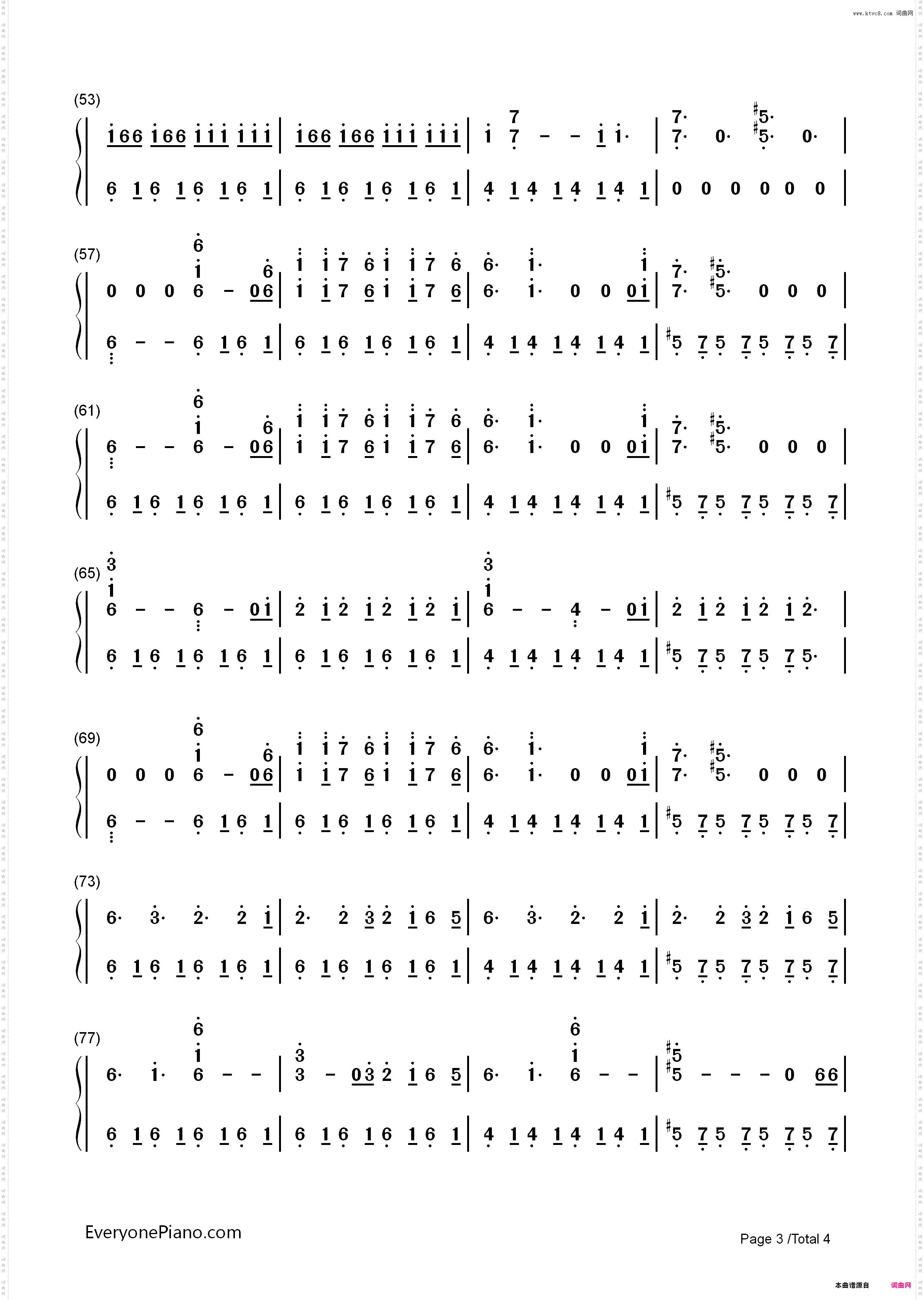 Believer-Imagine Dragons_简谱版