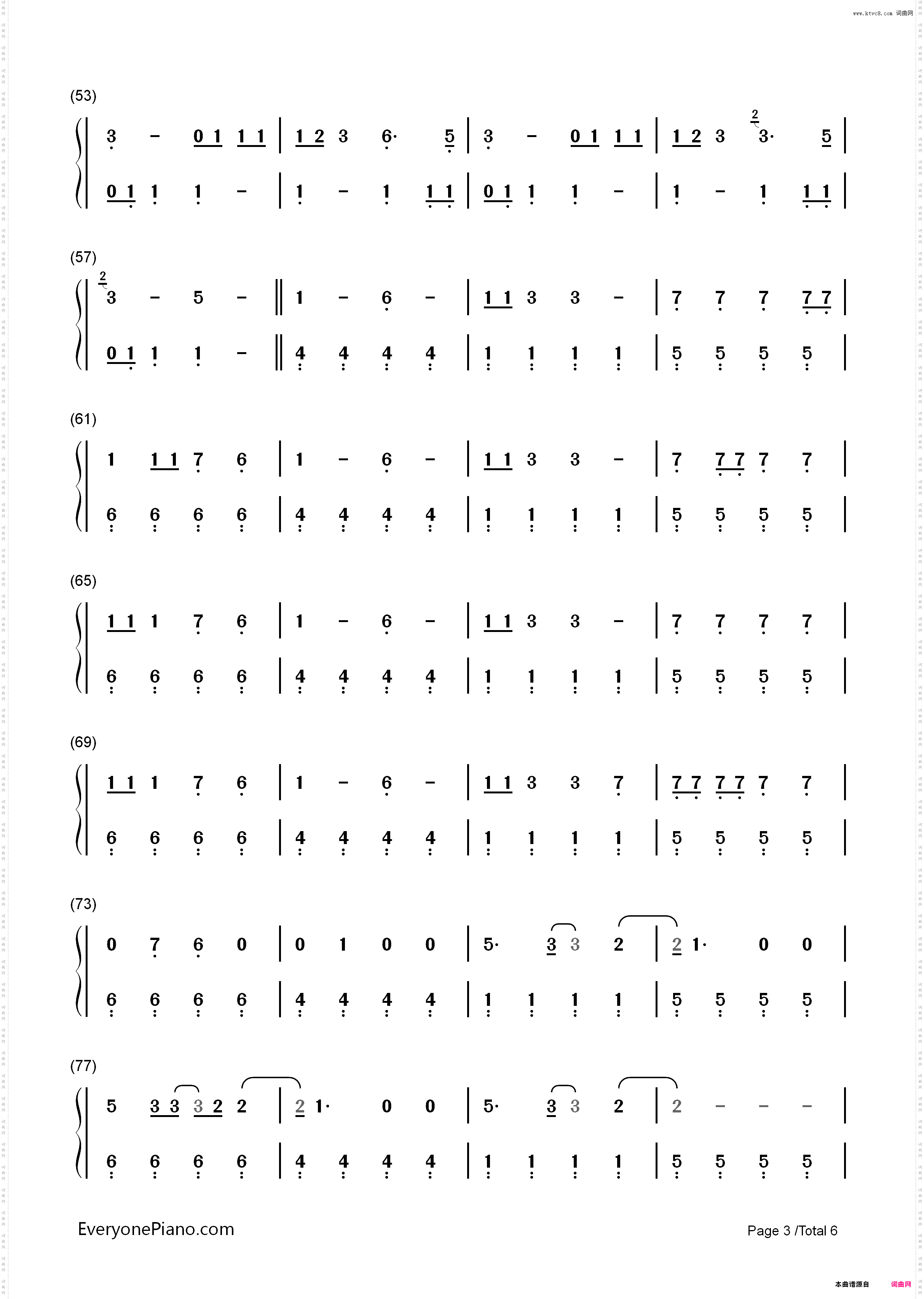 Bad Blood-Taylor Swift_简谱版
