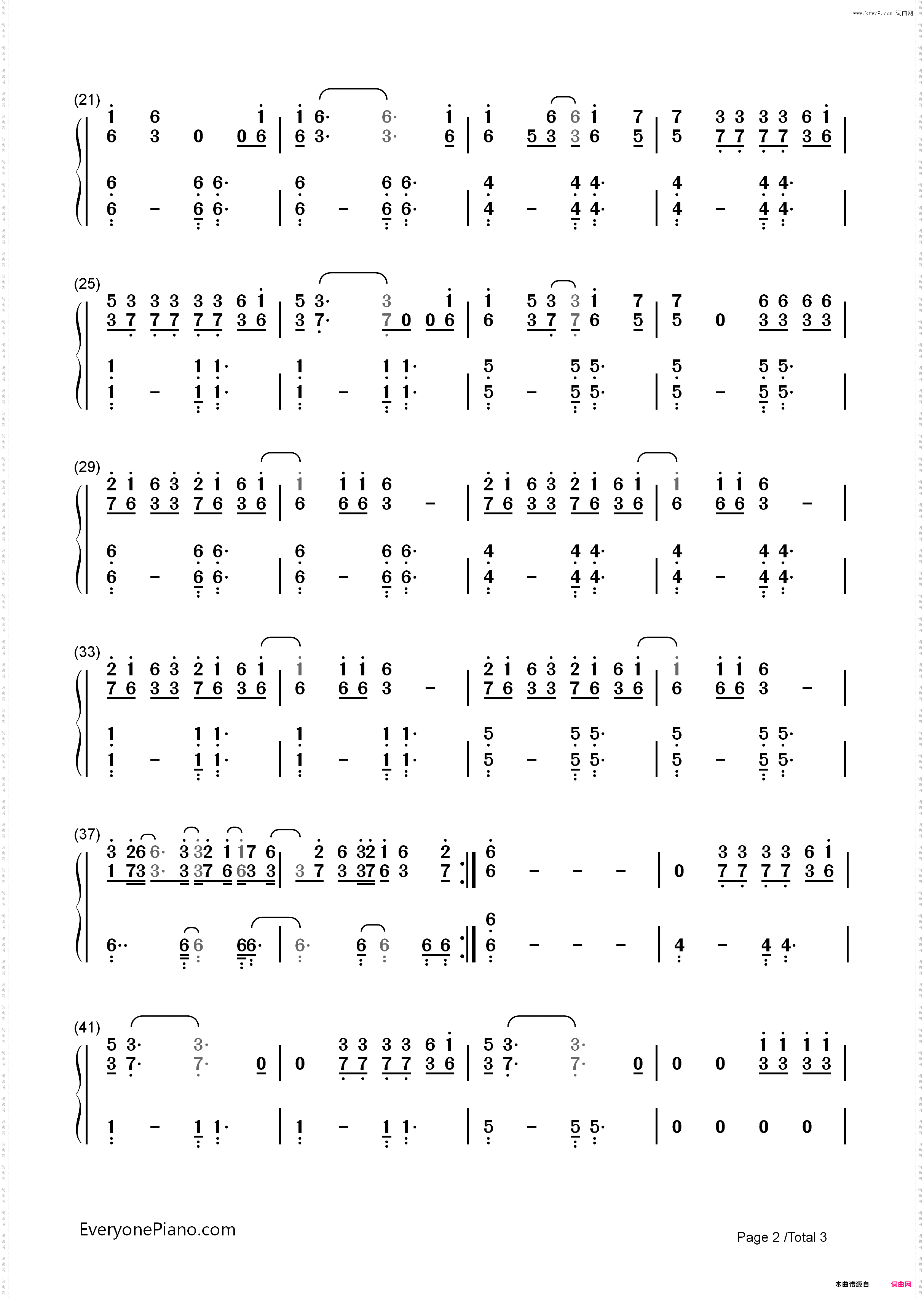 Immortals-Fall Out Boy_简谱版