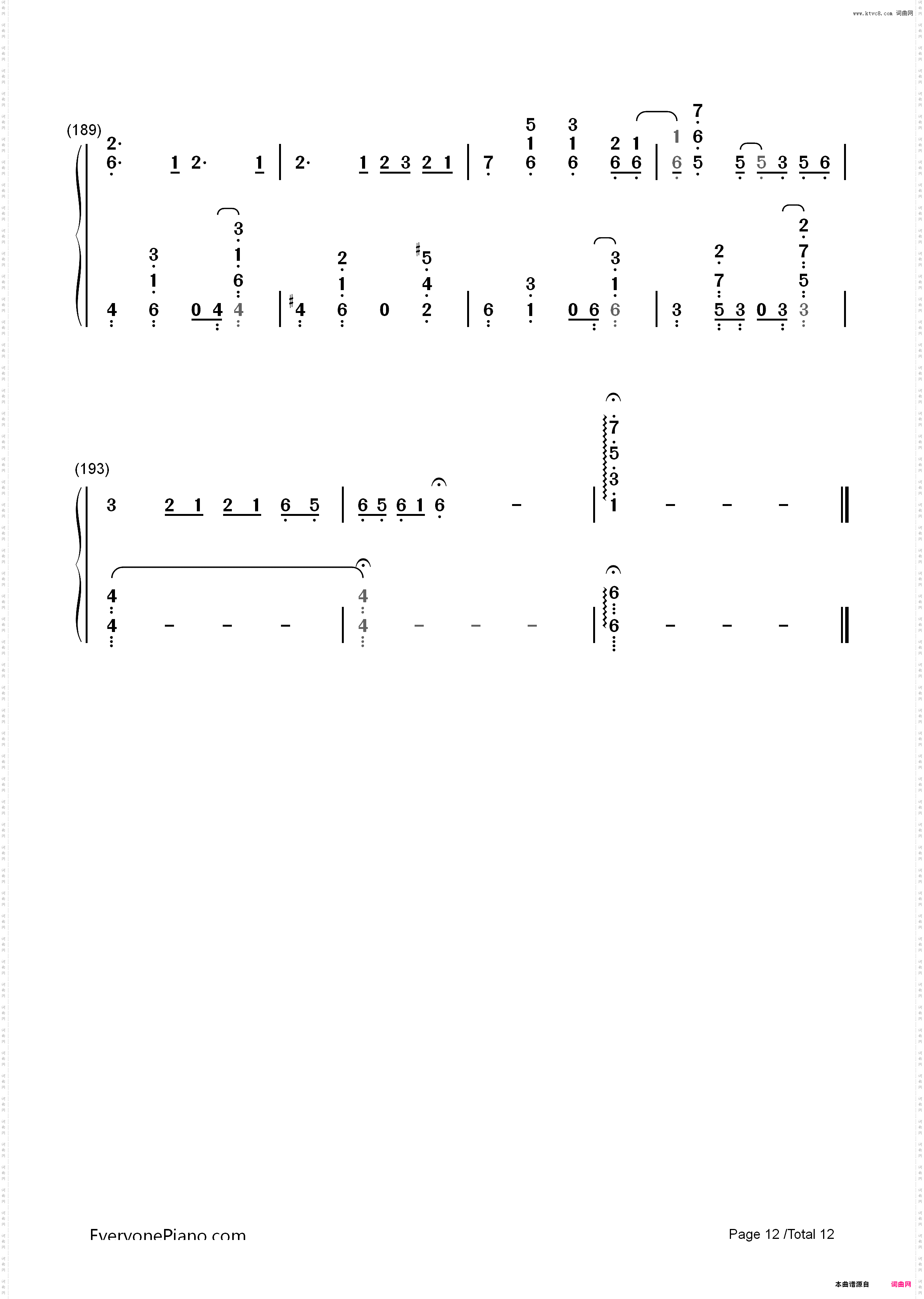 カゲロウデイズ-初音ミク_简谱版