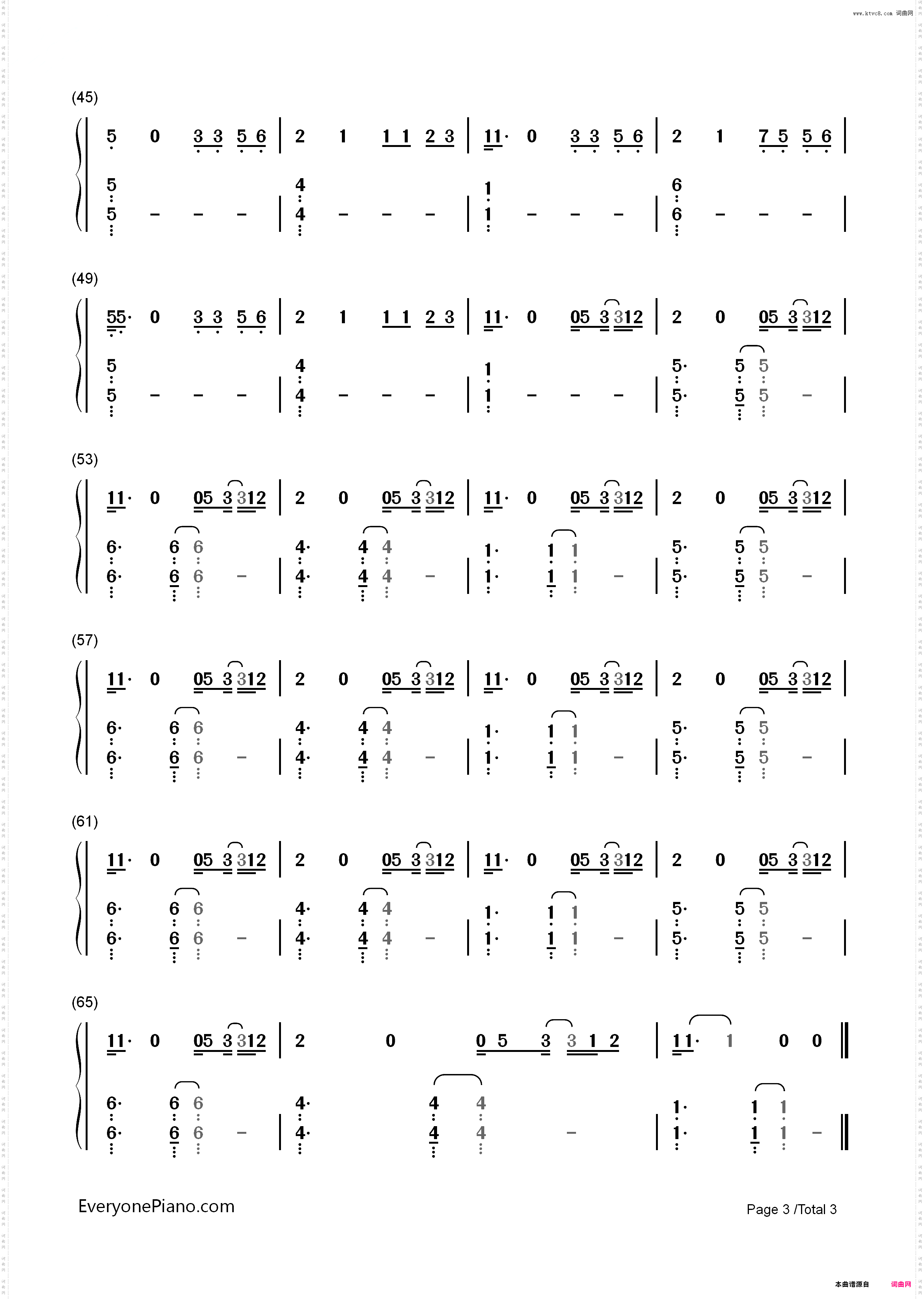 I Feel It Coming-The Weeknd,Daft Punk_简谱版