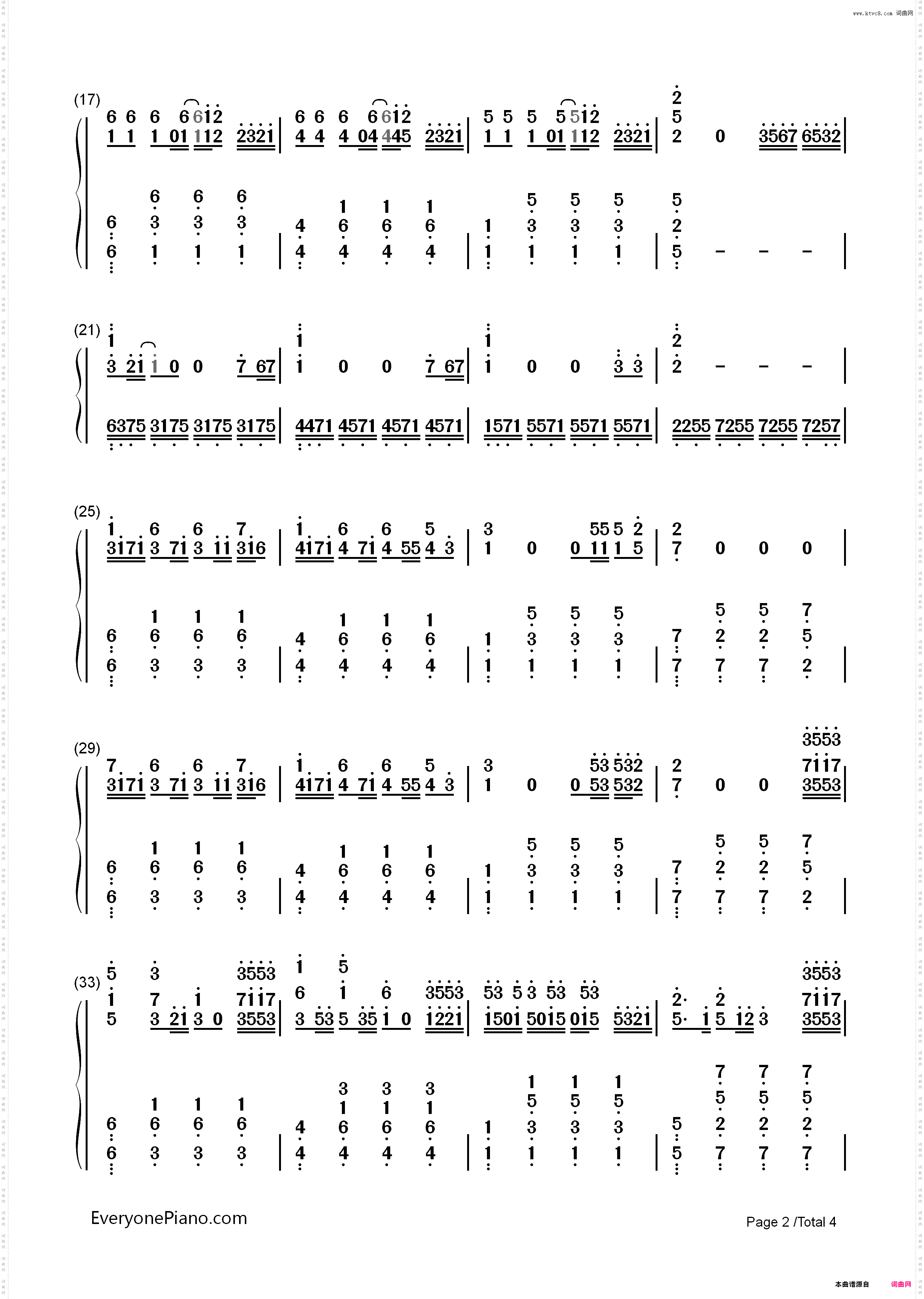 Try-Colbie Caillat_简谱版