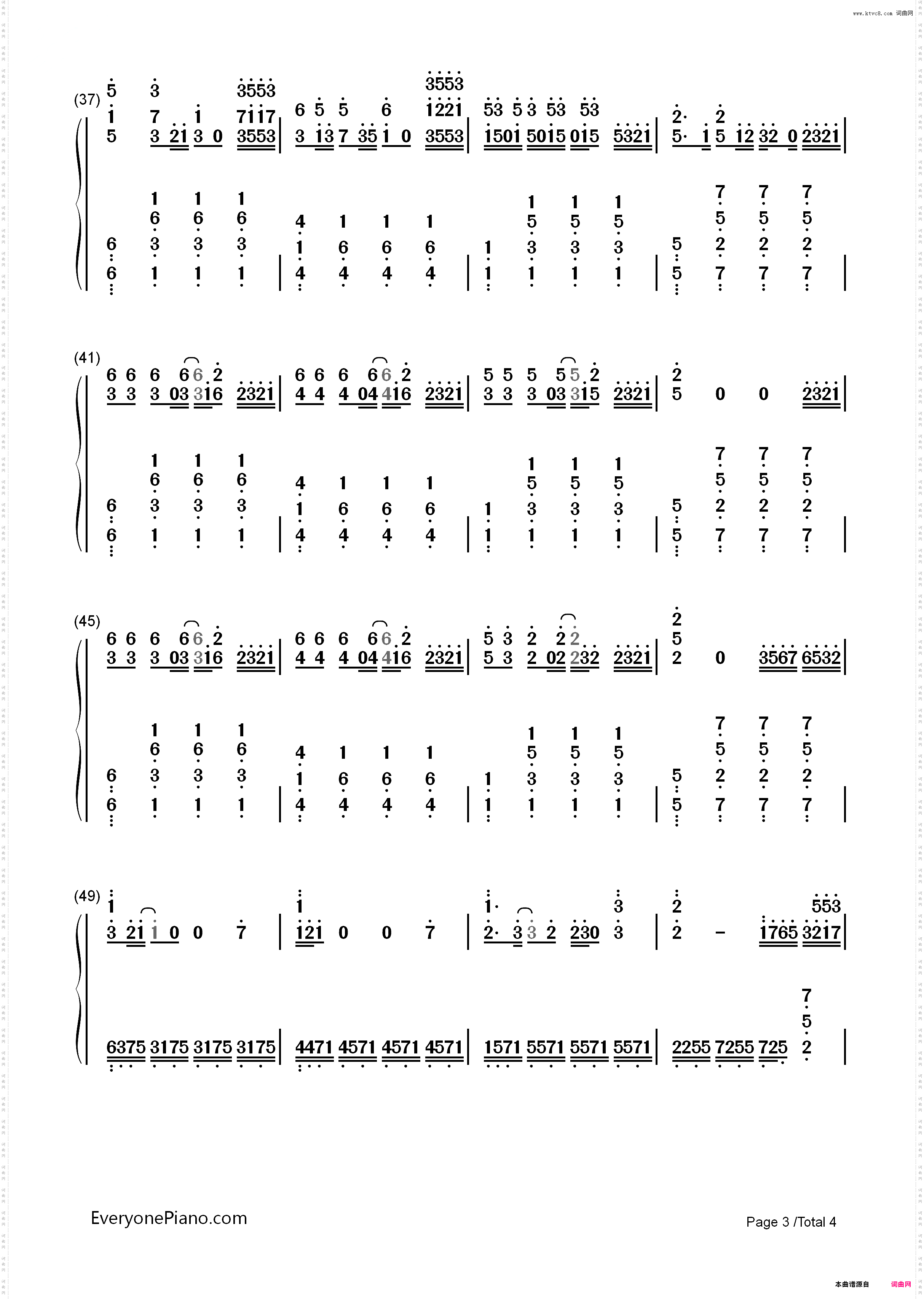 Try-Colbie Caillat_简谱版