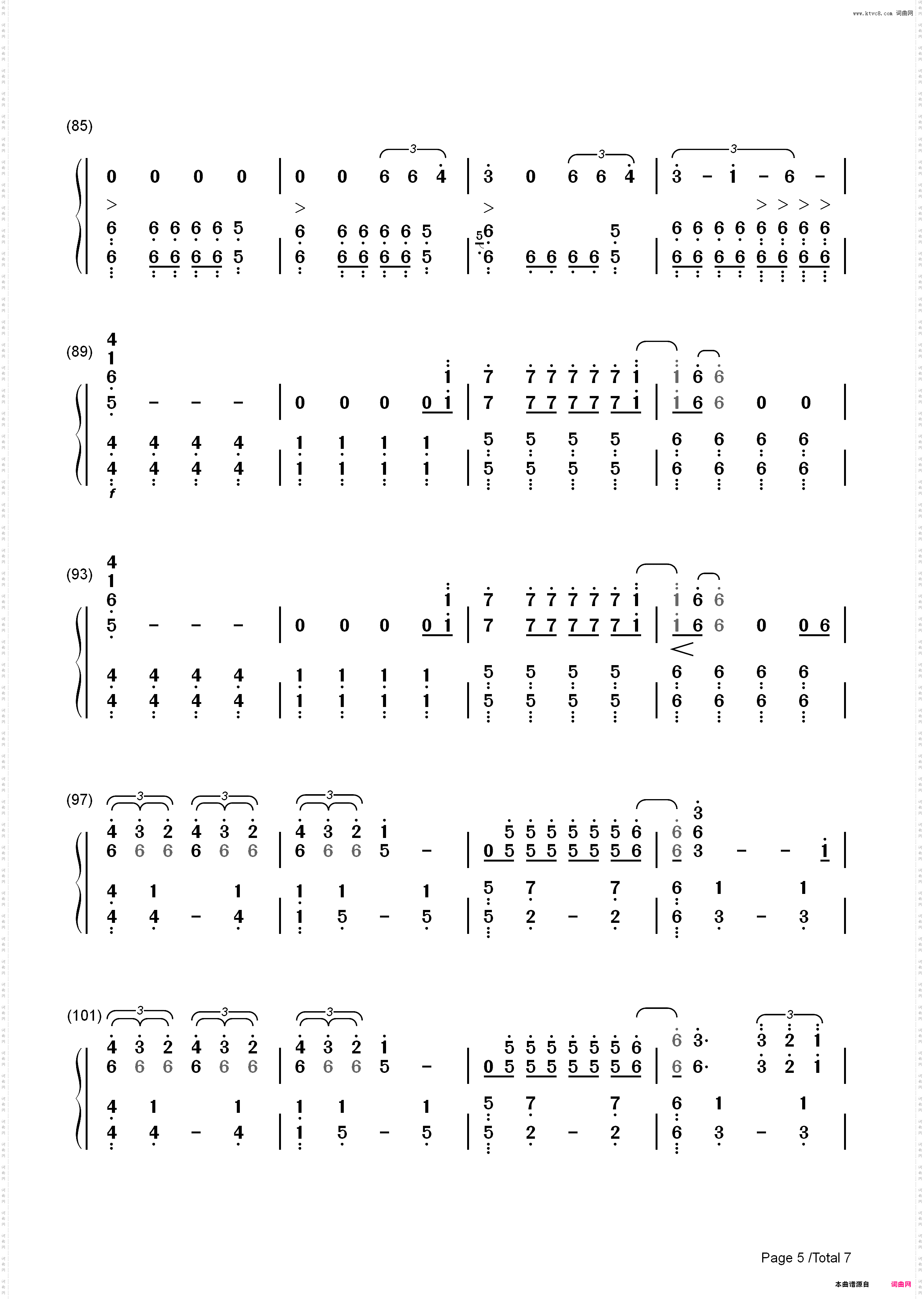 Dont Let Me Down-The Chainsmokers_简谱版