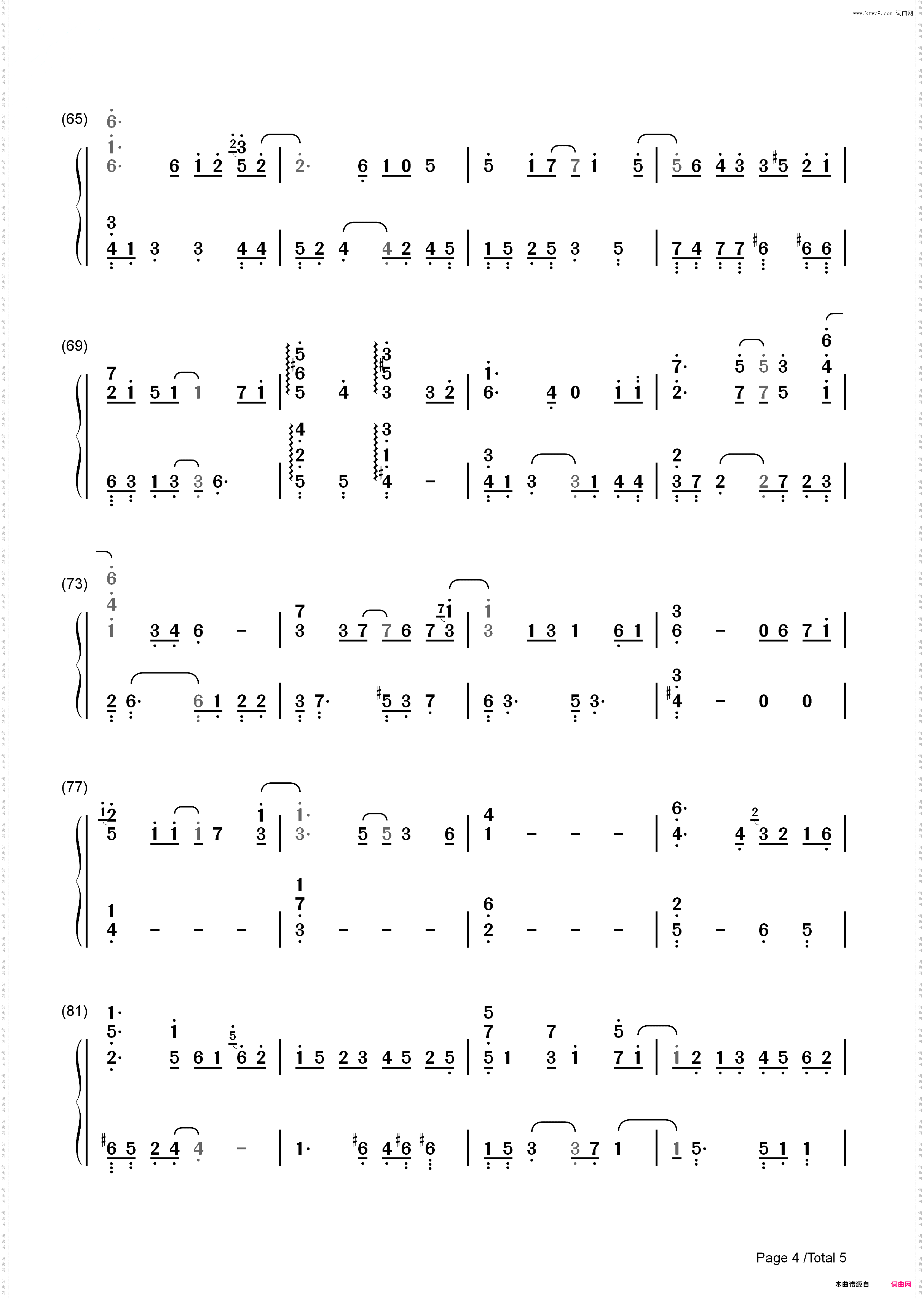 Letter-演奏会live-Yiruma_简谱版