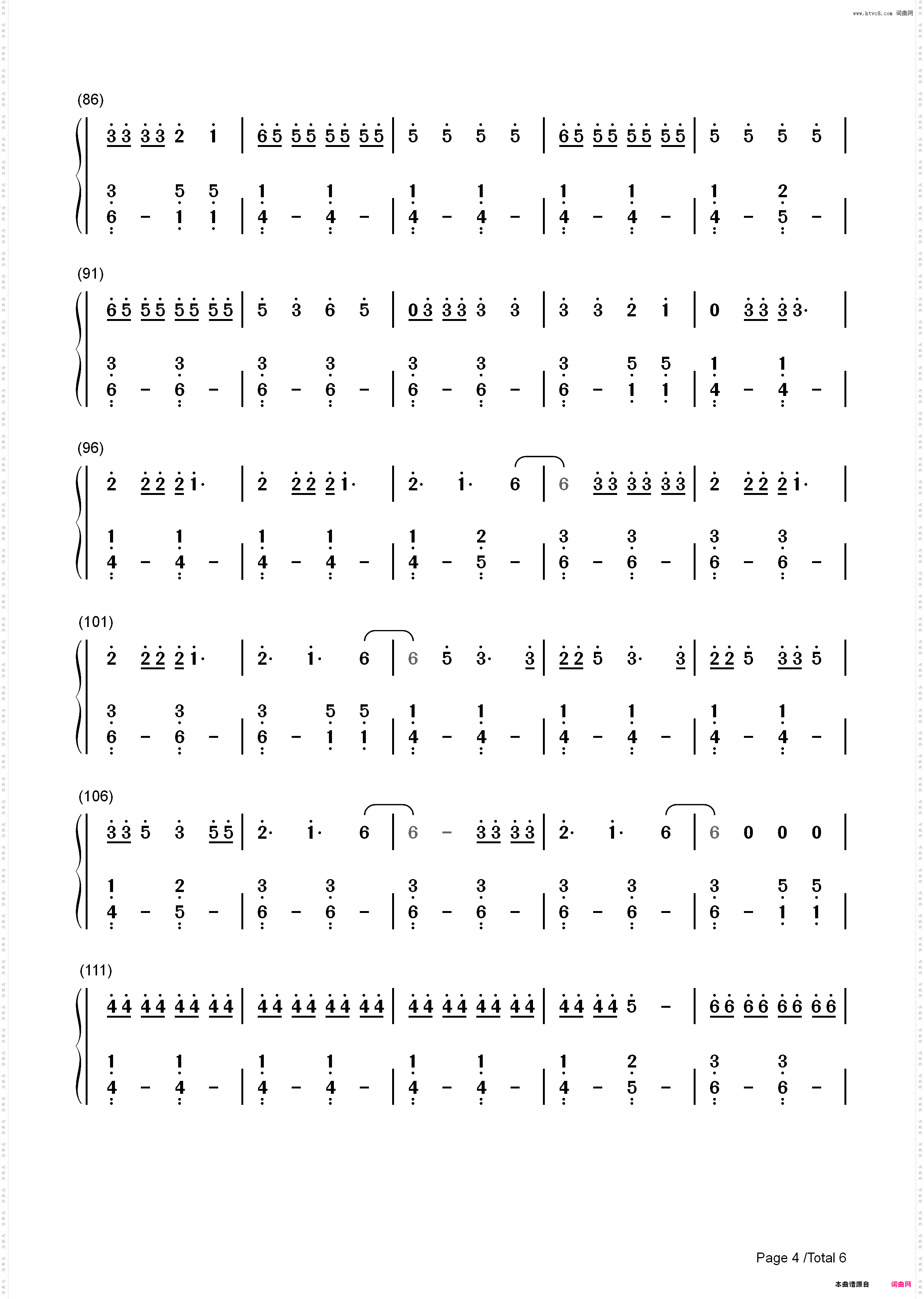 Right There-Nicole Scherzinger_简谱版