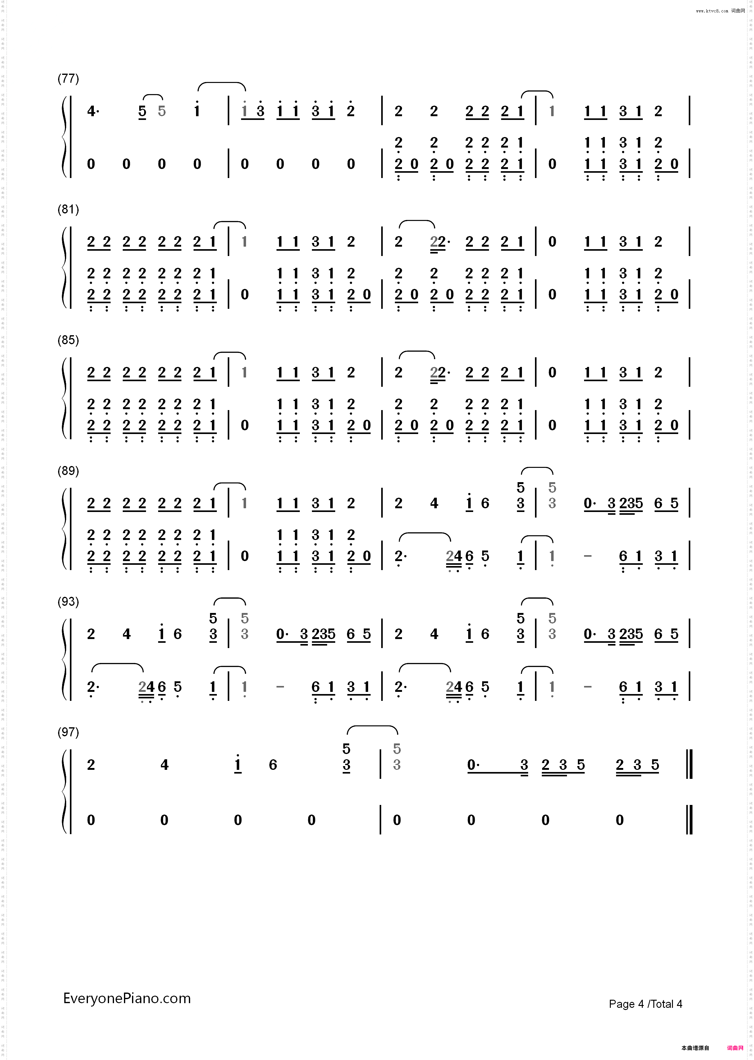 This Girl-Kungs_简谱版