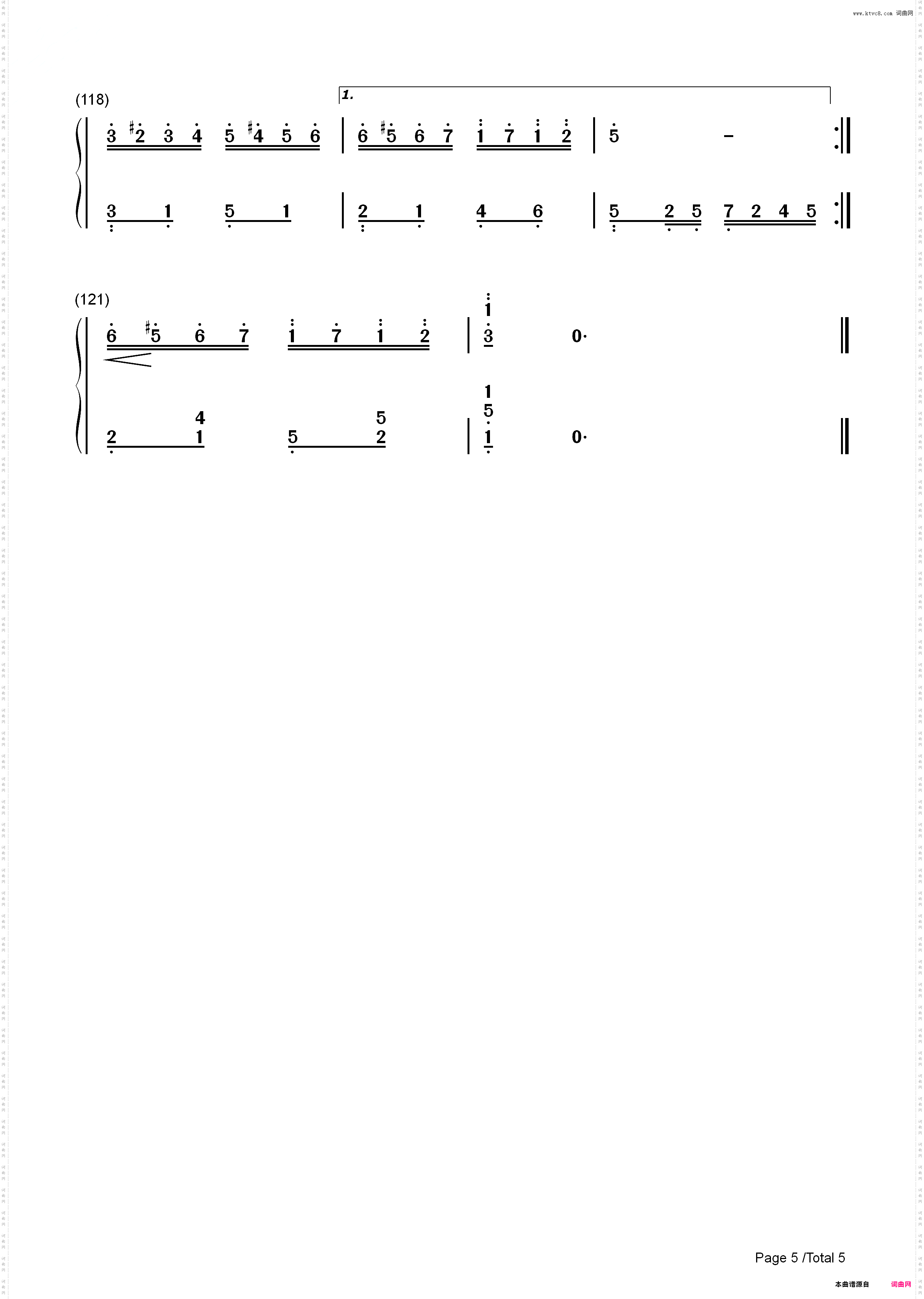 相约卡农-林隆璇_简谱版