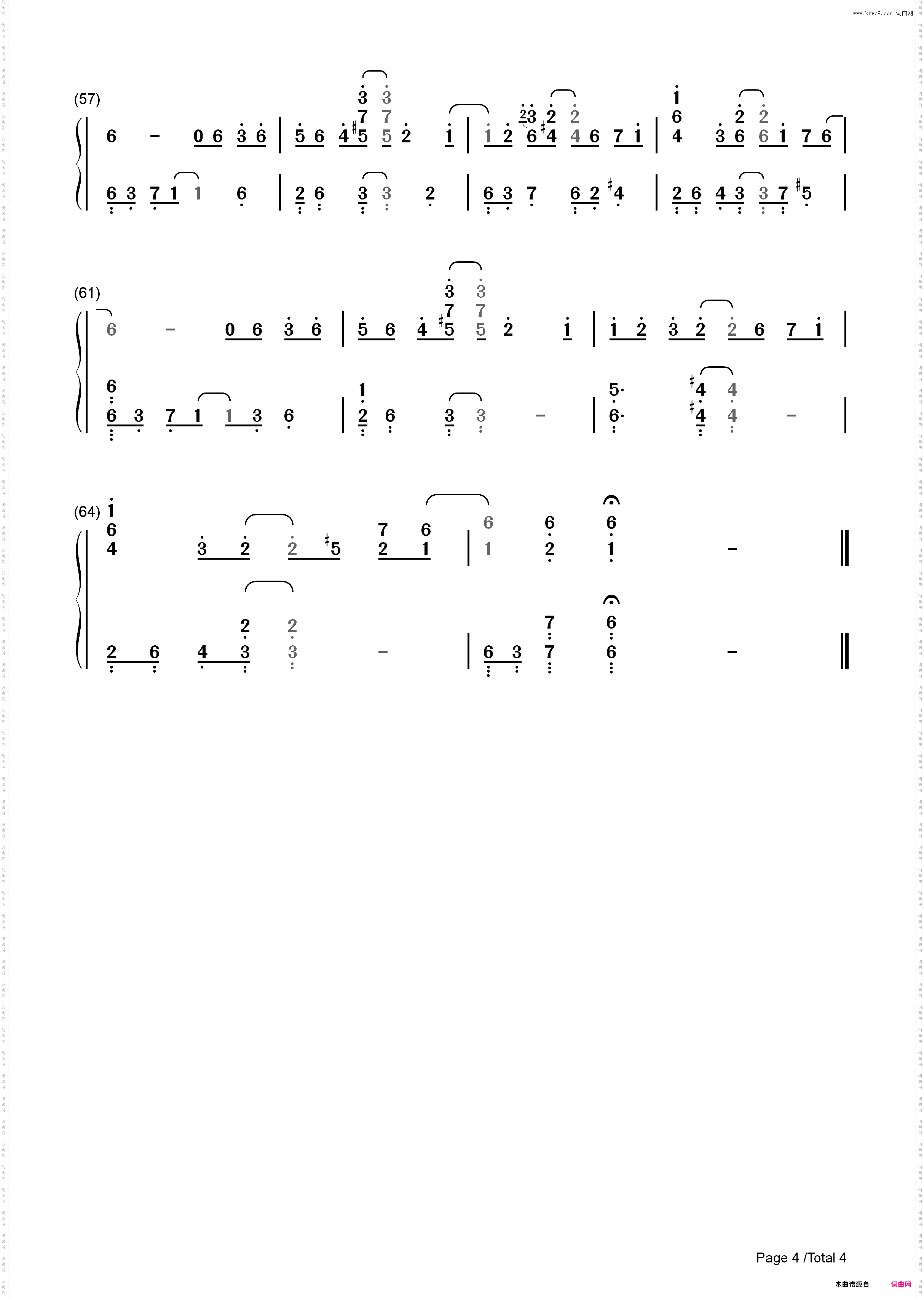 Indigo靛蓝-李闰珉Yiruma_简谱版