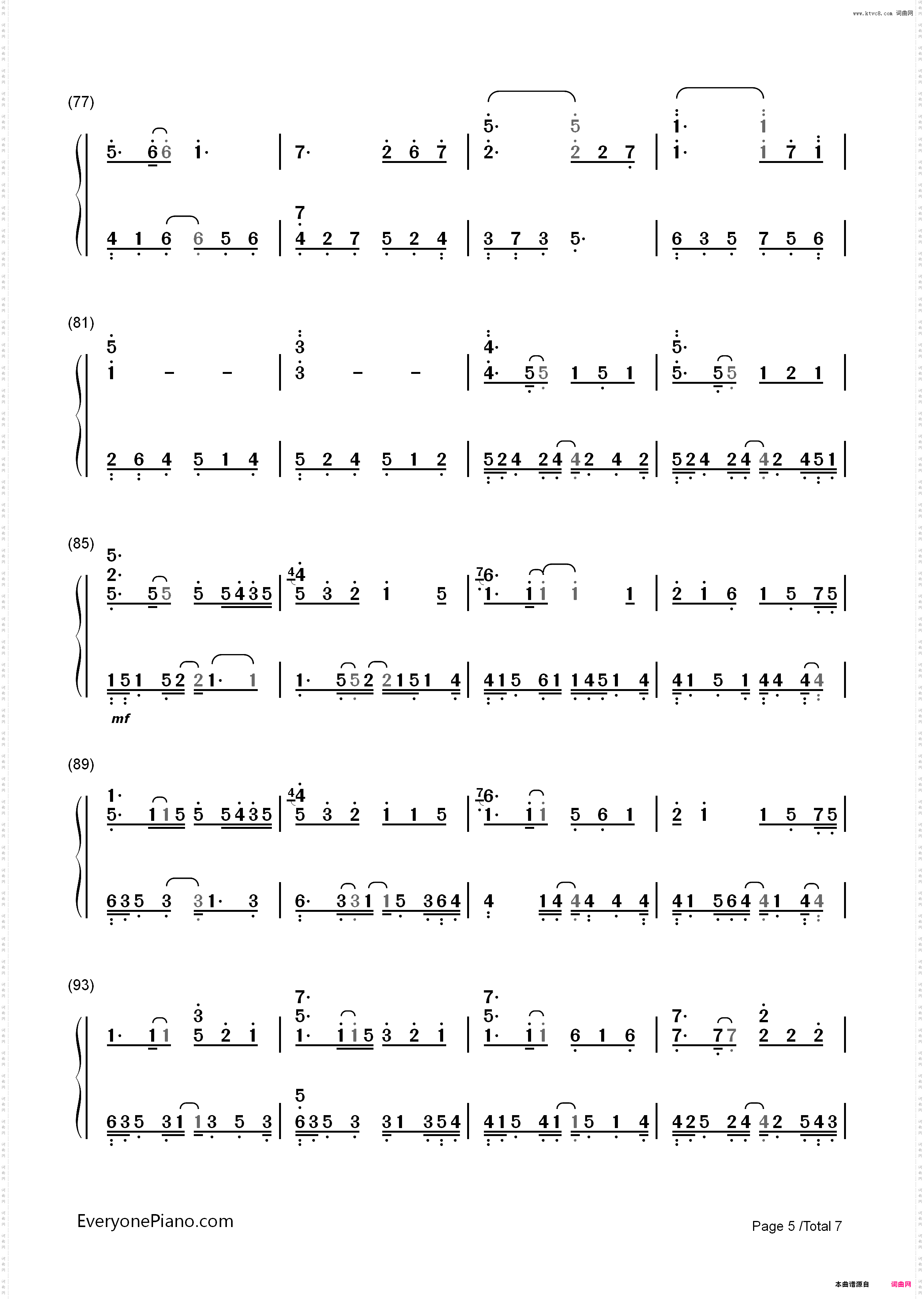 Love-李闰珉Yiruma_简谱版