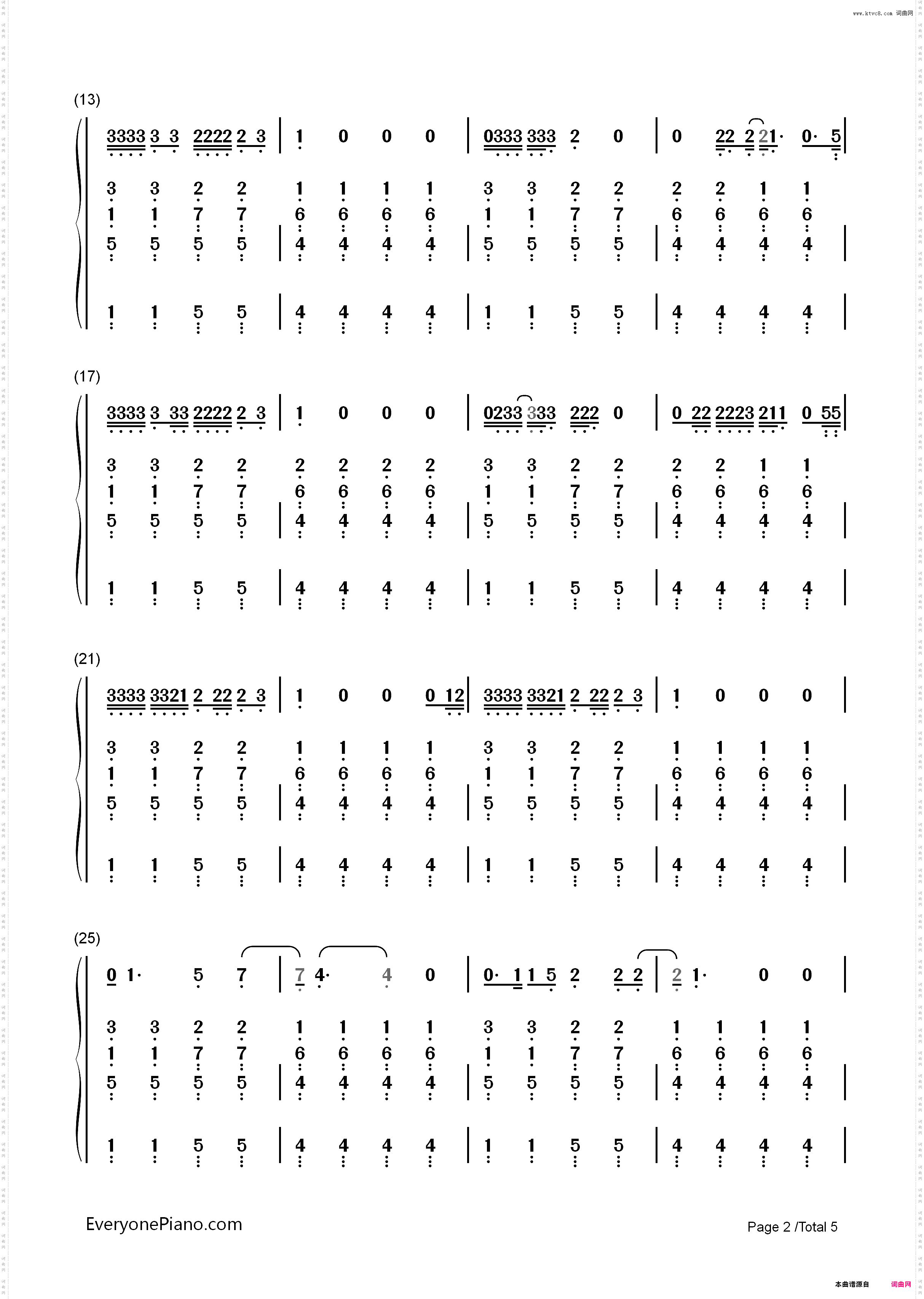 So Far-Chris Garneau_简谱版