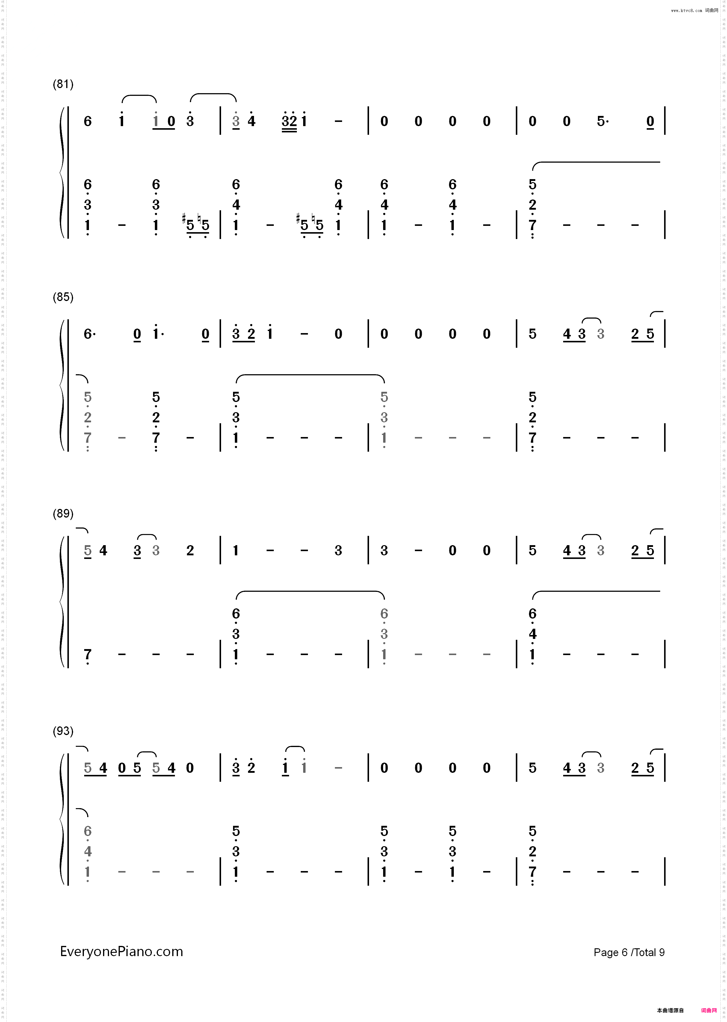 Cancer-Twenty One Pilots_简谱版