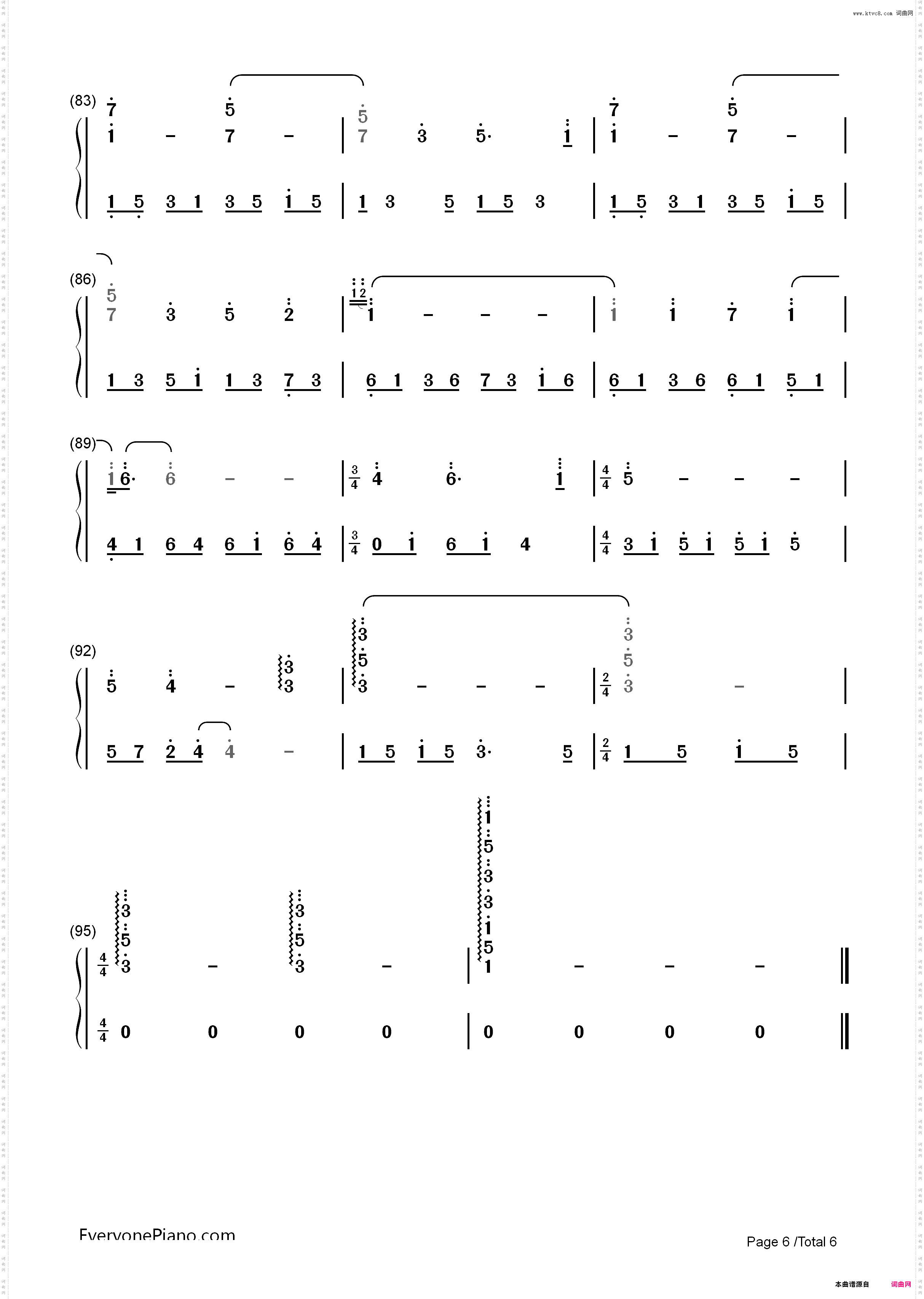 Gracefully-Giovanni Marradi乔瓦尼_简谱版