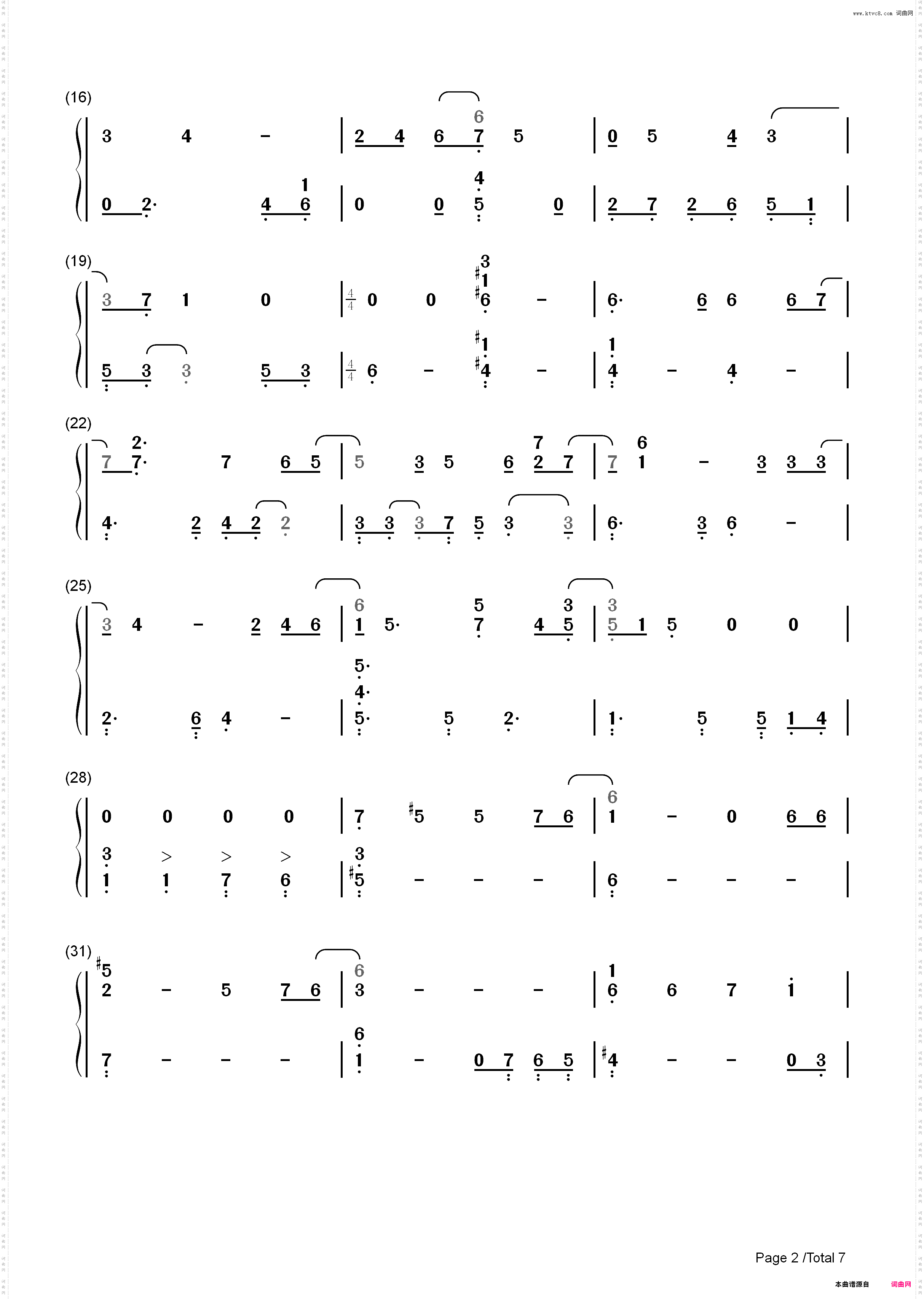 可曾记得爱-『超時空要塞マクロス 愛 おぼえていますか』主題歌_简谱版
